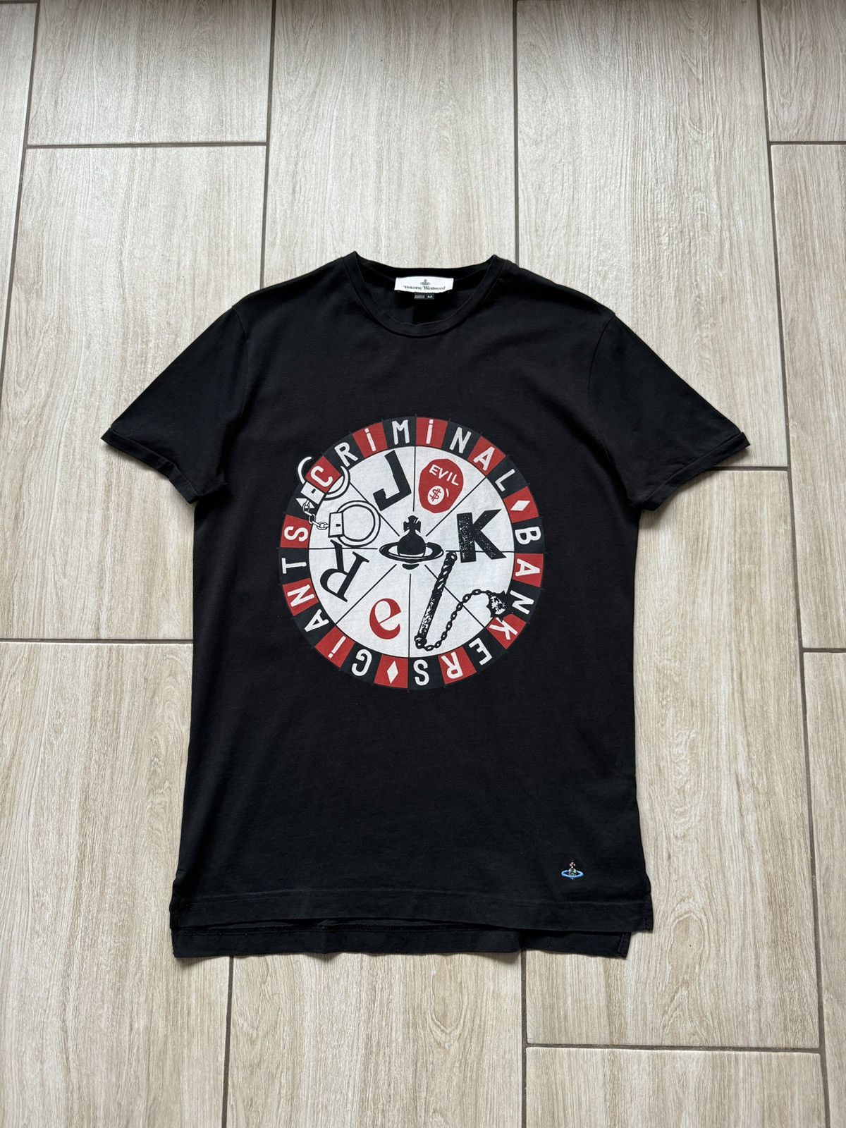 Vivienne Westwood Vivienne Westwood big logo gambling tee (M) Size US M / EU 48-50 / 2 - 1 Thumbnail