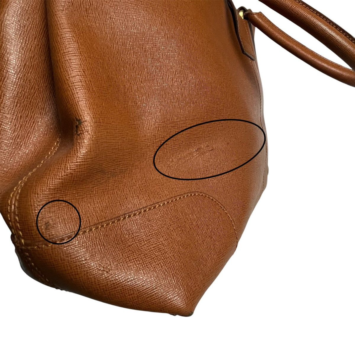 Fendi × Leather Fendi Brown Leather Chameleon Shopping Tote Bag Luxury Size ONE SIZE - 9 Thumbnail