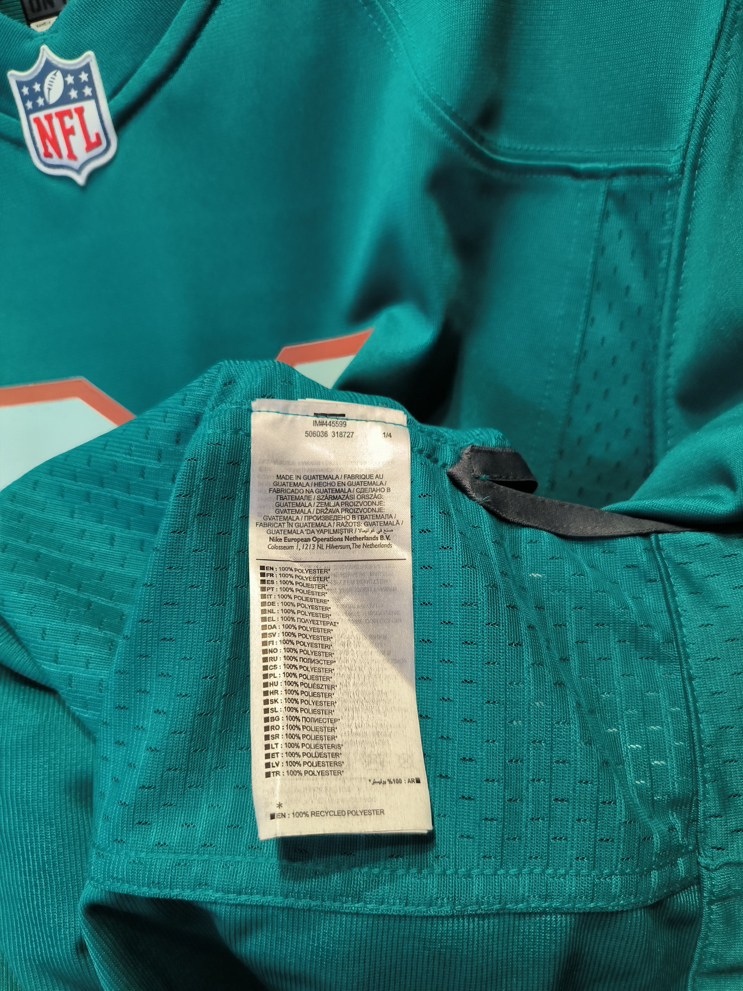 NFL × Nike Nike Jersey NFL Wake 91 Miami Dolphins Shirt Size US M / EU 48-50 / 2 - 7 Thumbnail