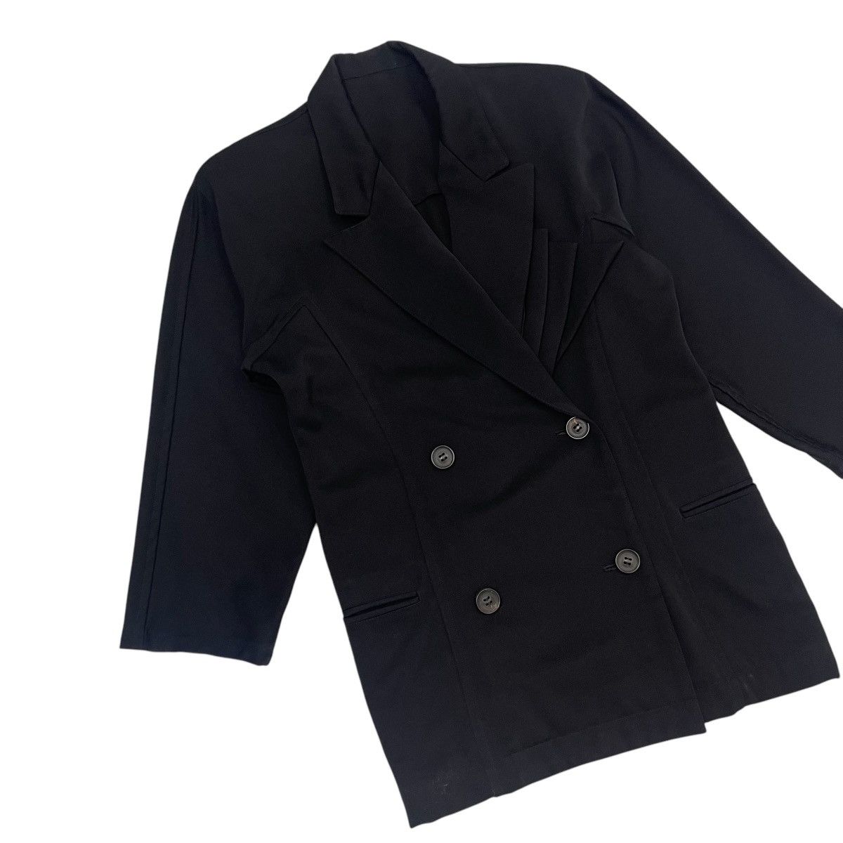 Yohji Yamamoto 🔥Y’s Yohji Yamamoto Wool Double Breasted Jacket Size L / US 10 / IT 46 - 8 Thumbnail