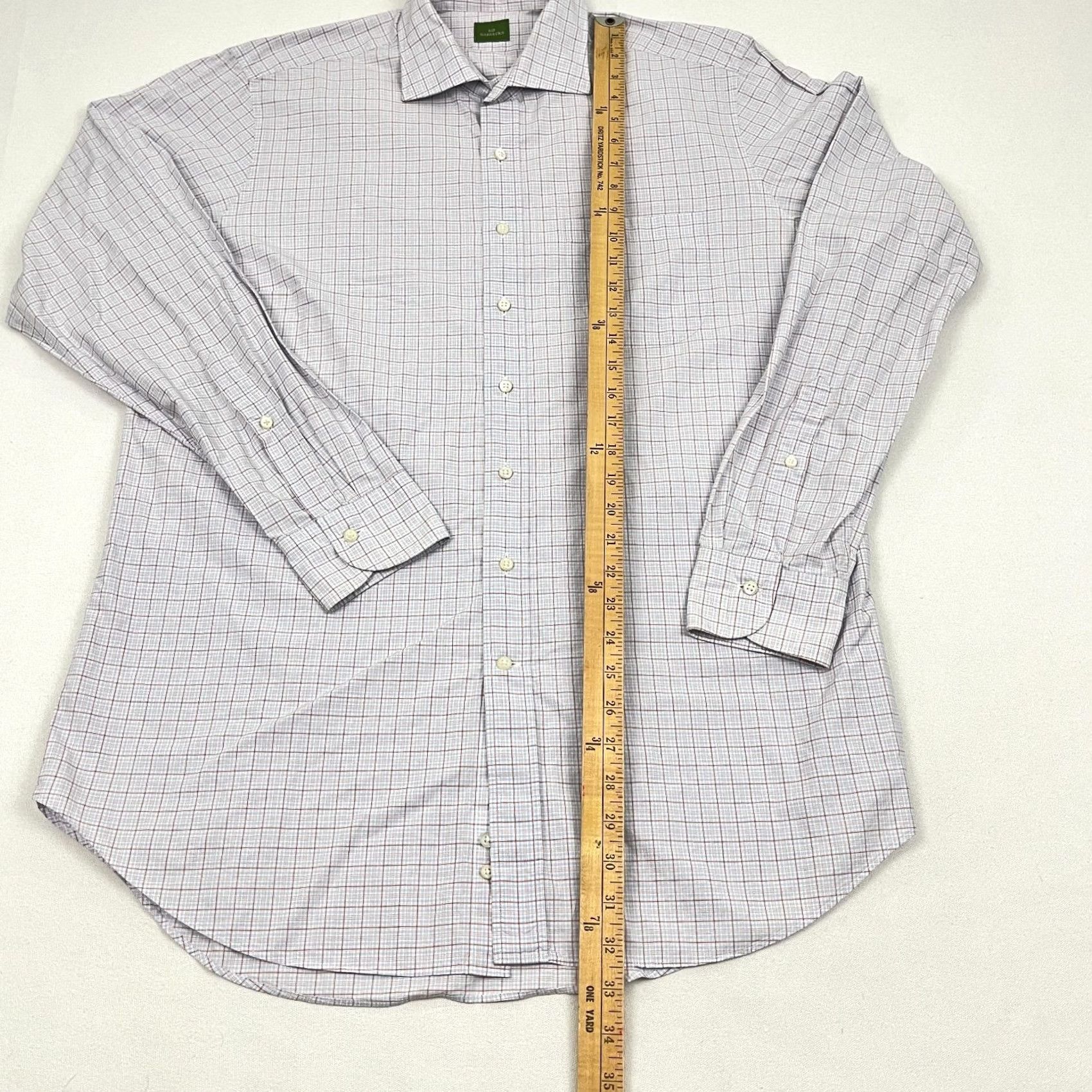 Sid Mashburn Sid Mashburn Shirt Mens L Multicolor Plaid Button-Up Casual Luxe Dress Knit? No Size US L / EU 52-54 / 3 - 4 Thumbnail