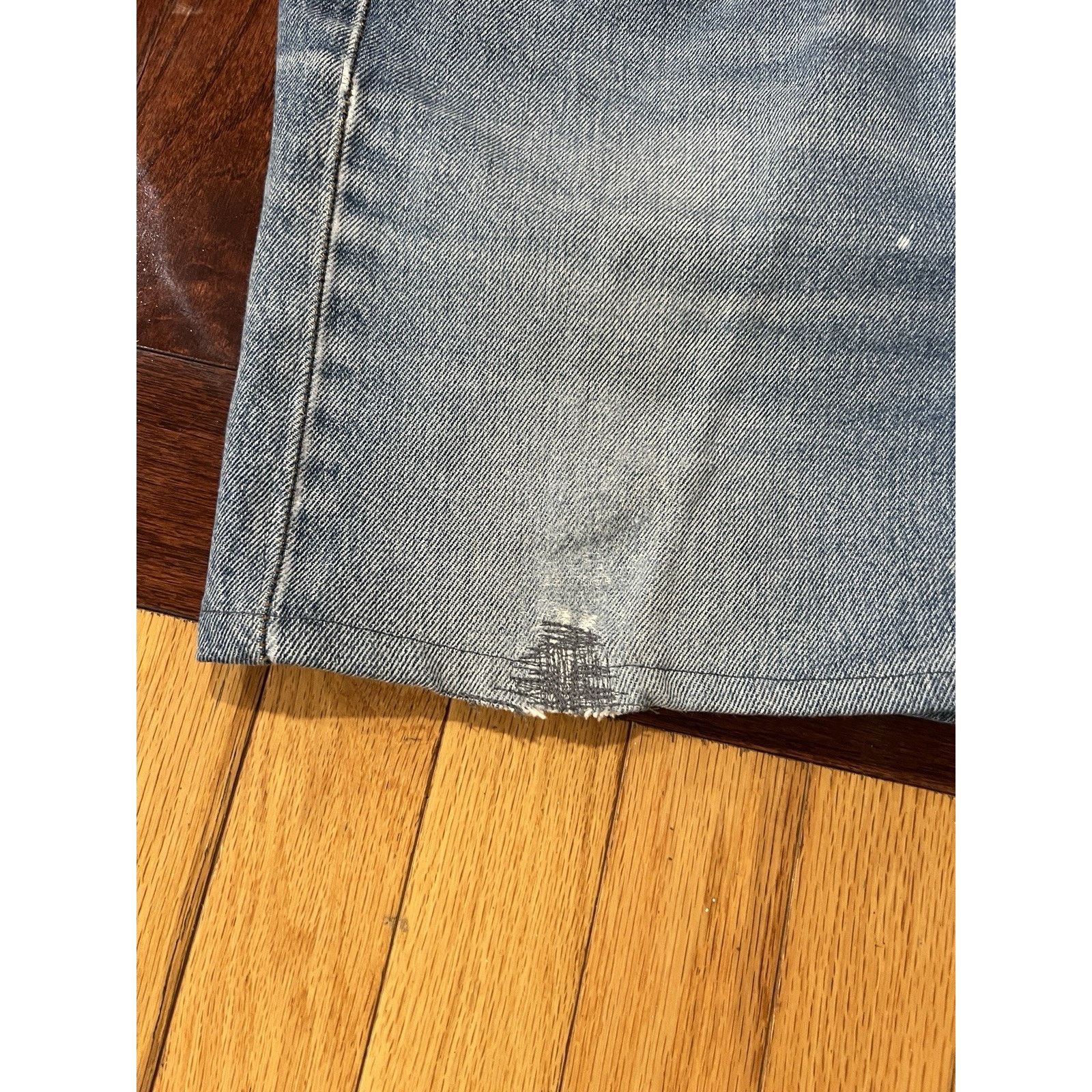 Levi's Vintage Levis Cut Off Shorts 38 Blue Jorts Denim Jeans 505 Size US 38 / EU 54 - 3 Thumbnail