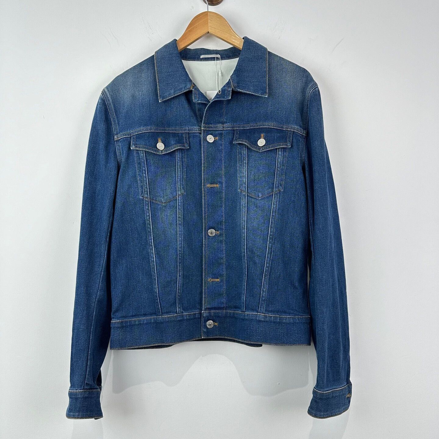 Dior Dior Logo Denim Jacket Size 52 Size US L / EU 52-54 / 3 - 1 Thumbnail