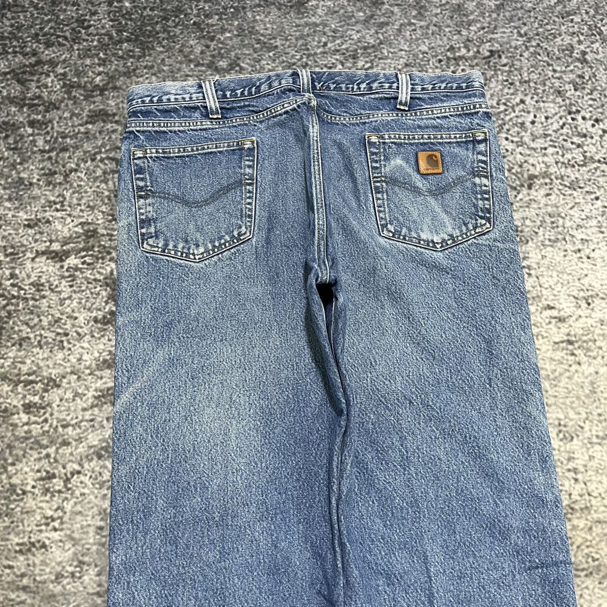 Carhartt Vintage Carhartt Blue Faded Workwear Skater 2000s Jeans Size US 40 / EU 56 - 3 Thumbnail