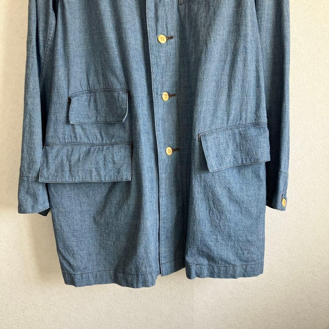 Taiga Takahashi TAIGA TAKAHASHI Lot401 Engineer Coat Blue 38 Size US S / EU 44-46 / 1 - 3 Thumbnail