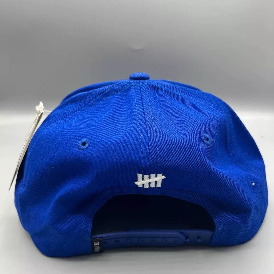 Undefeated Undefeated Hat Men Blue Big Logo Snap Back Cap New Size ONE SIZE - 4 Thumbnail