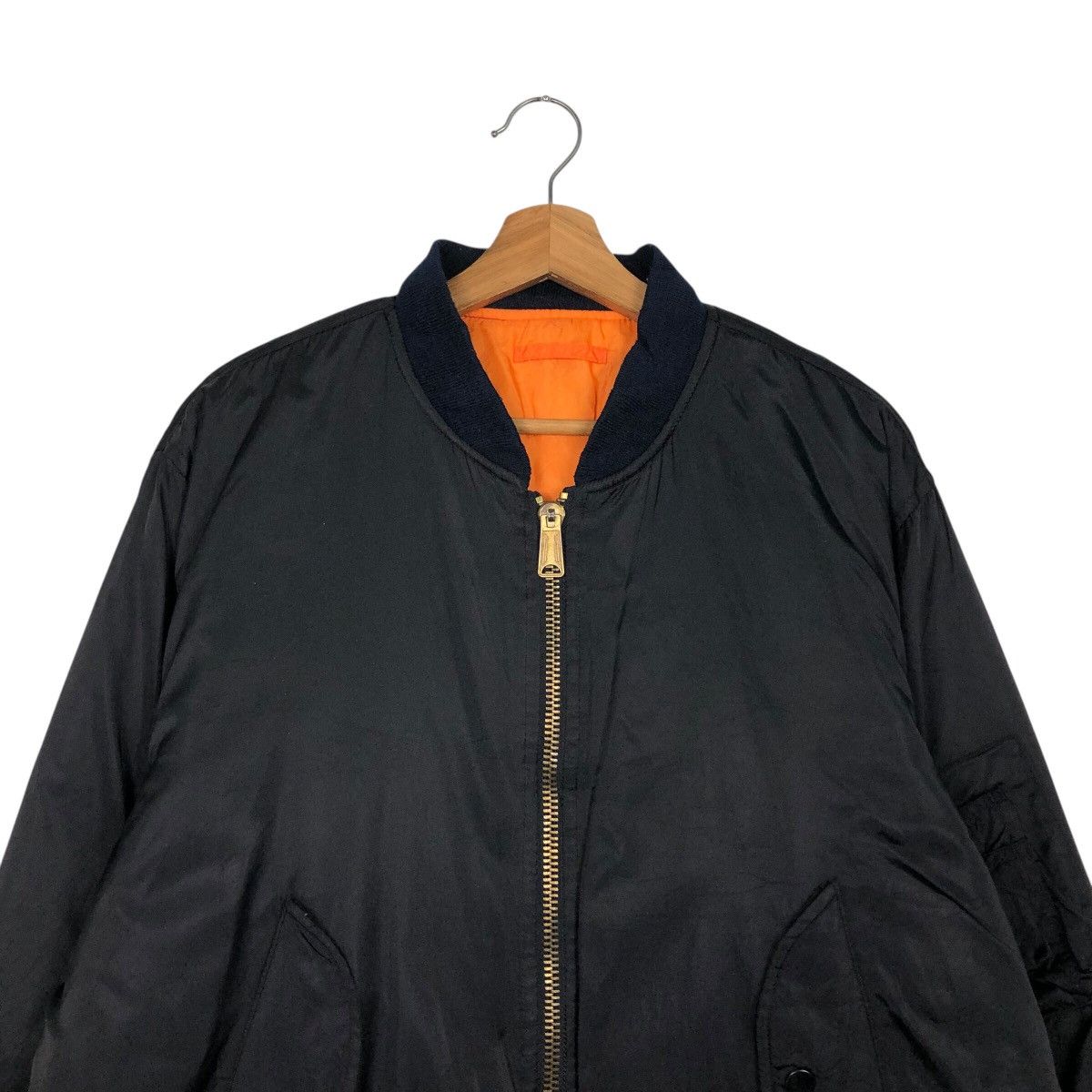 Japanese Brand 📌Vintage Worker Bomber Jacket Panasonic Spell Out Big Logo Size US L / EU 52-54 / 3 - 4 Thumbnail