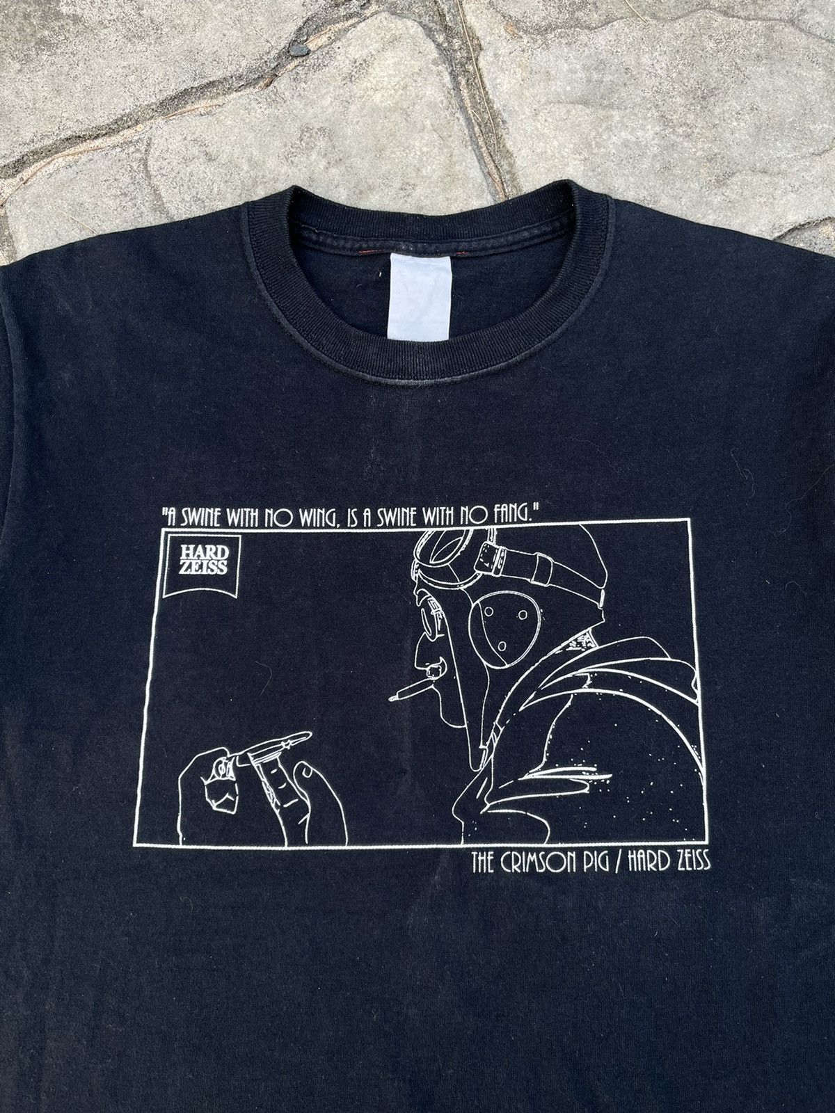 Band Tees × Vintage 00S PORCO ROSSO ANIME TEE Size US M / EU 48-50 / 2 - 3 Thumbnail