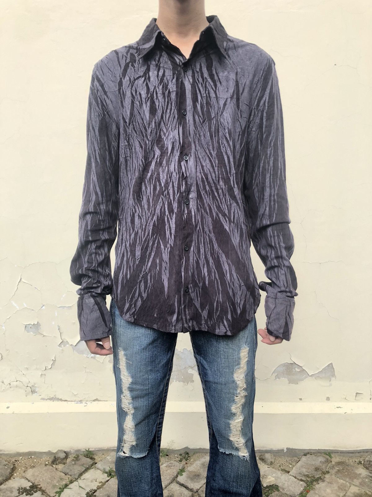 Just Cavalli Just Cavalli Velvet Brush Stroke Effect Size US M / EU 48-50 / 2 - 1 Thumbnail