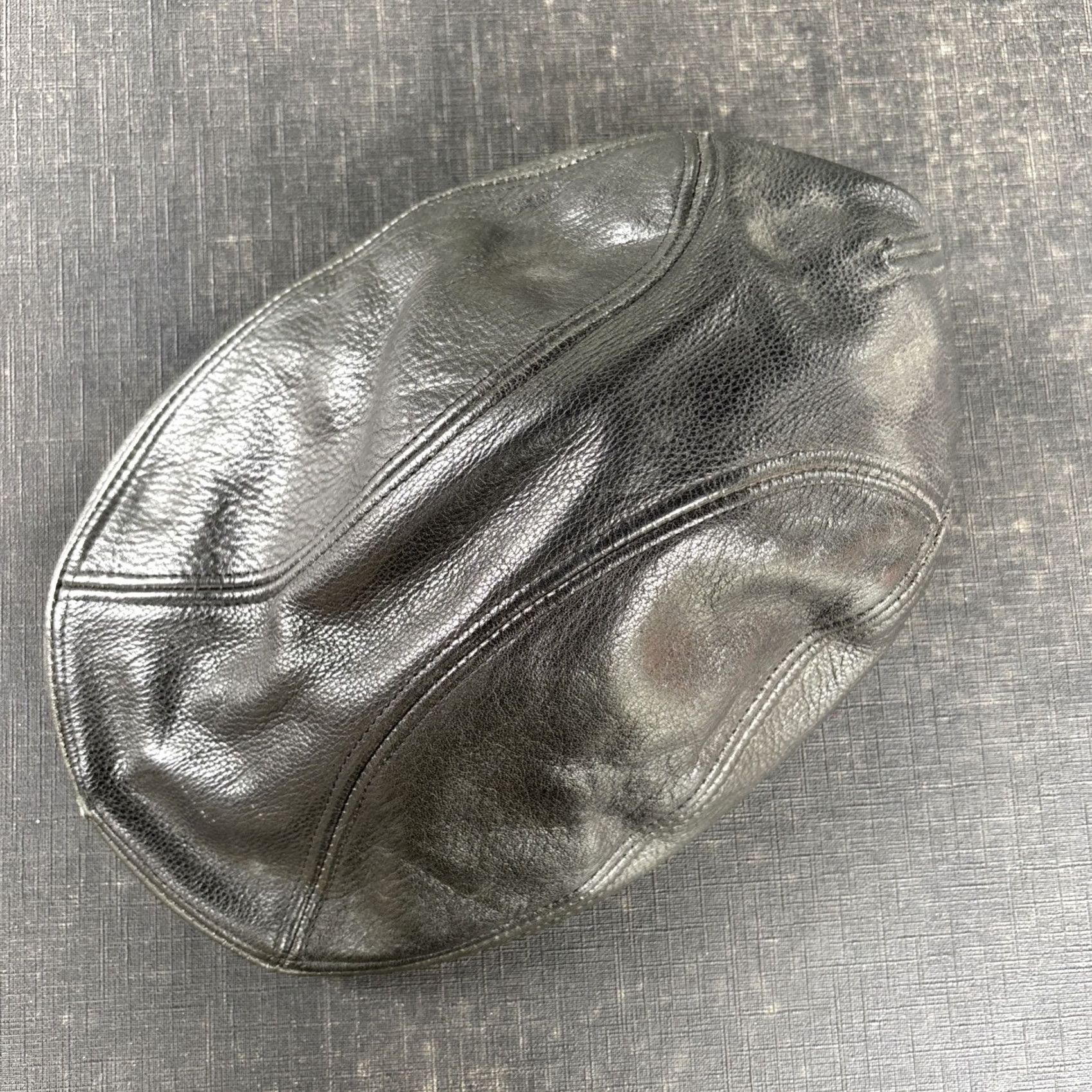 Vintage VINTAGE Easyriders Newsboy Cap Leather Black L/XL Men USA Cap Size ONE SIZE - 7 Thumbnail