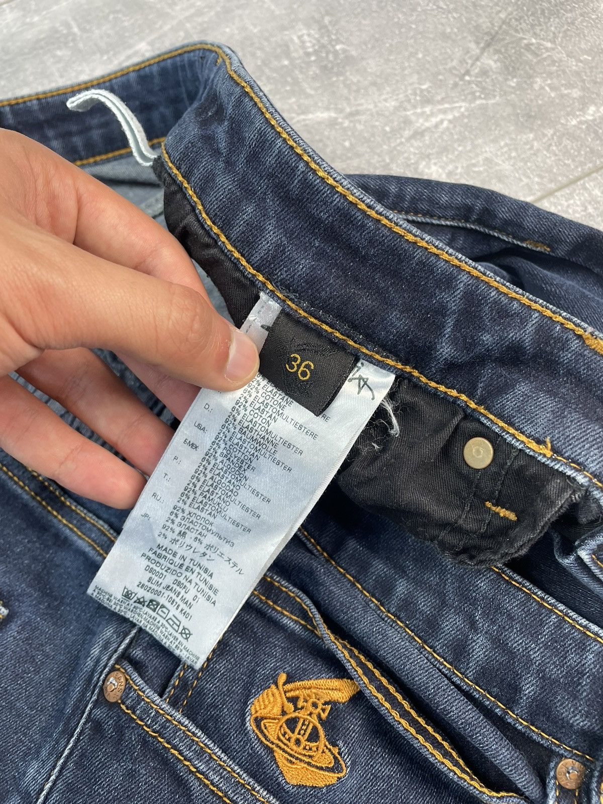 Vivienne Westwood Vivienne Westwood Skinny Denim Jeans Big Logo Size US 36 / EU 52 - 13 Thumbnail