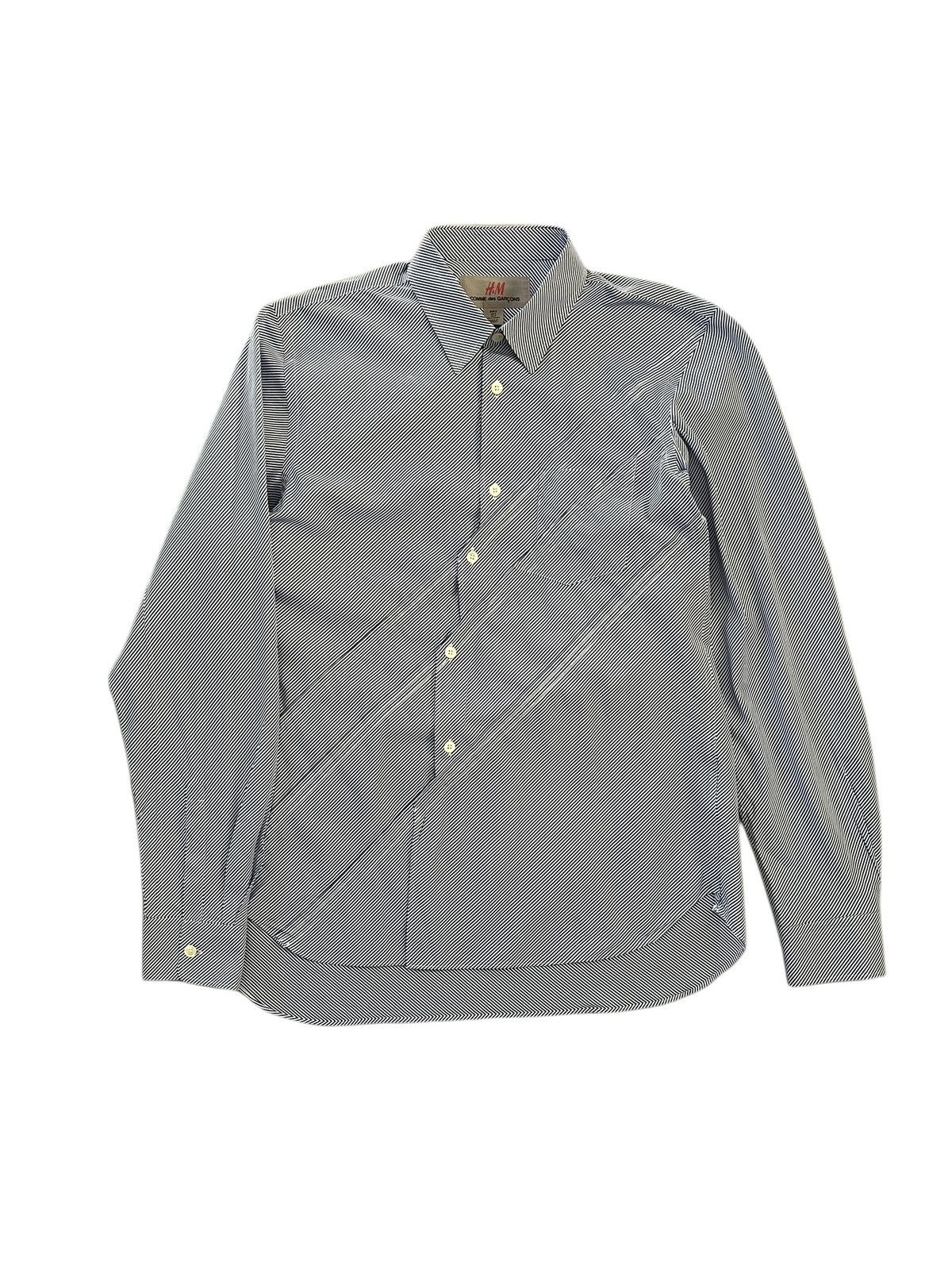 Comme des Garcons × H&M H&M x CDG Paneled Diagonal Stripe Shirt Size US S / EU 44-46 / 1 - 1 Thumbnail