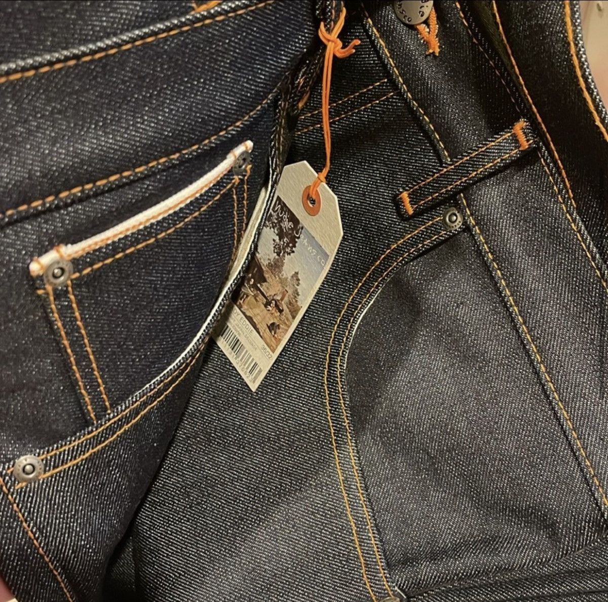 Nudie Jeans 18oz dry heavy Japan selvage Size US 36 / EU 52 - 4 Thumbnail