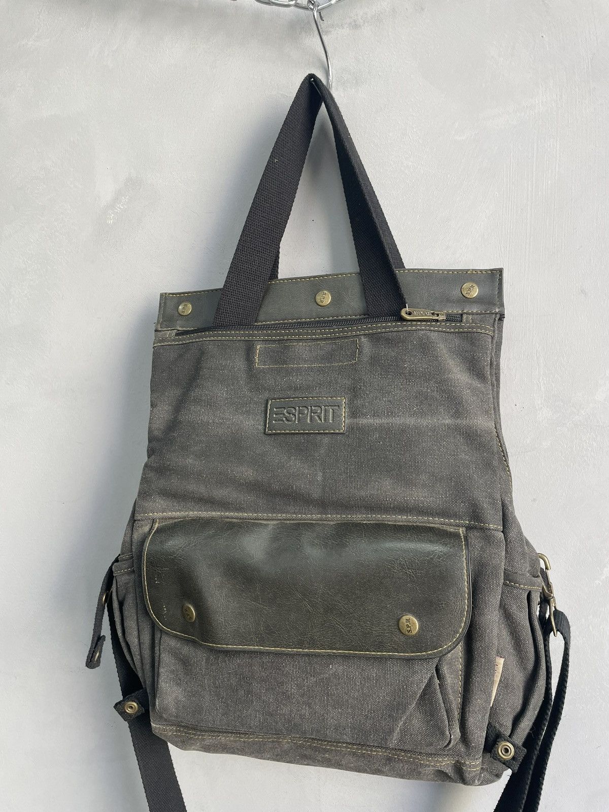 Diesel Messenger bag canvas diesel style army style y2k Size ONE SIZE - 8 Thumbnail