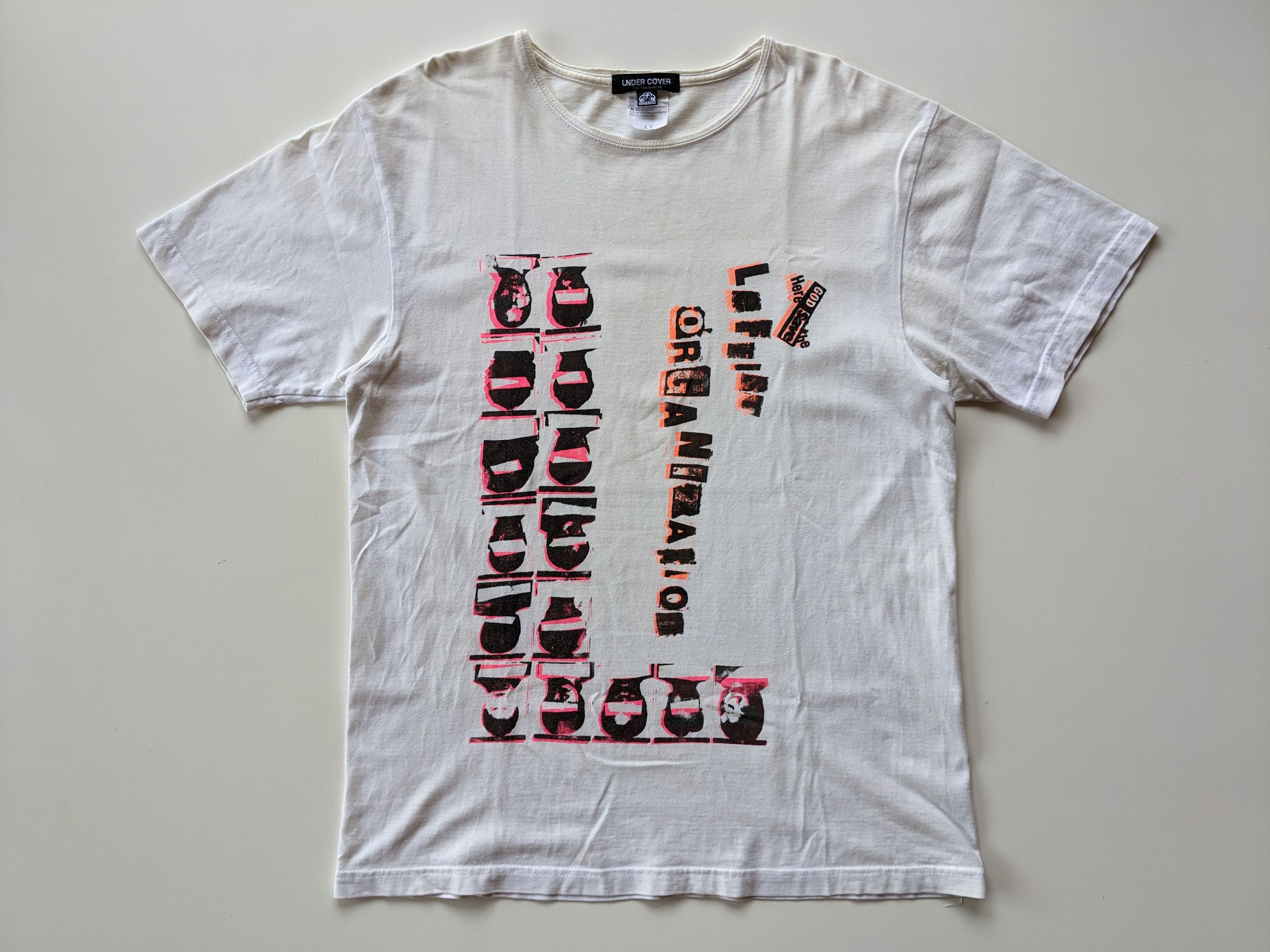 undercoverism x vandalize Tシャツ サイズ２ UNDERCOVER✕VANDALIZE Tシャツ 2 Mサイズ JAPAN メンズ