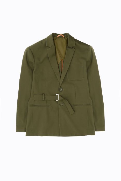 Imperial BNWT SS23 IMPERIAL ASYMMETRIC BELT OLIVE JACKET XL Size US XL / EU 56 / 4 - 10 Thumbnail