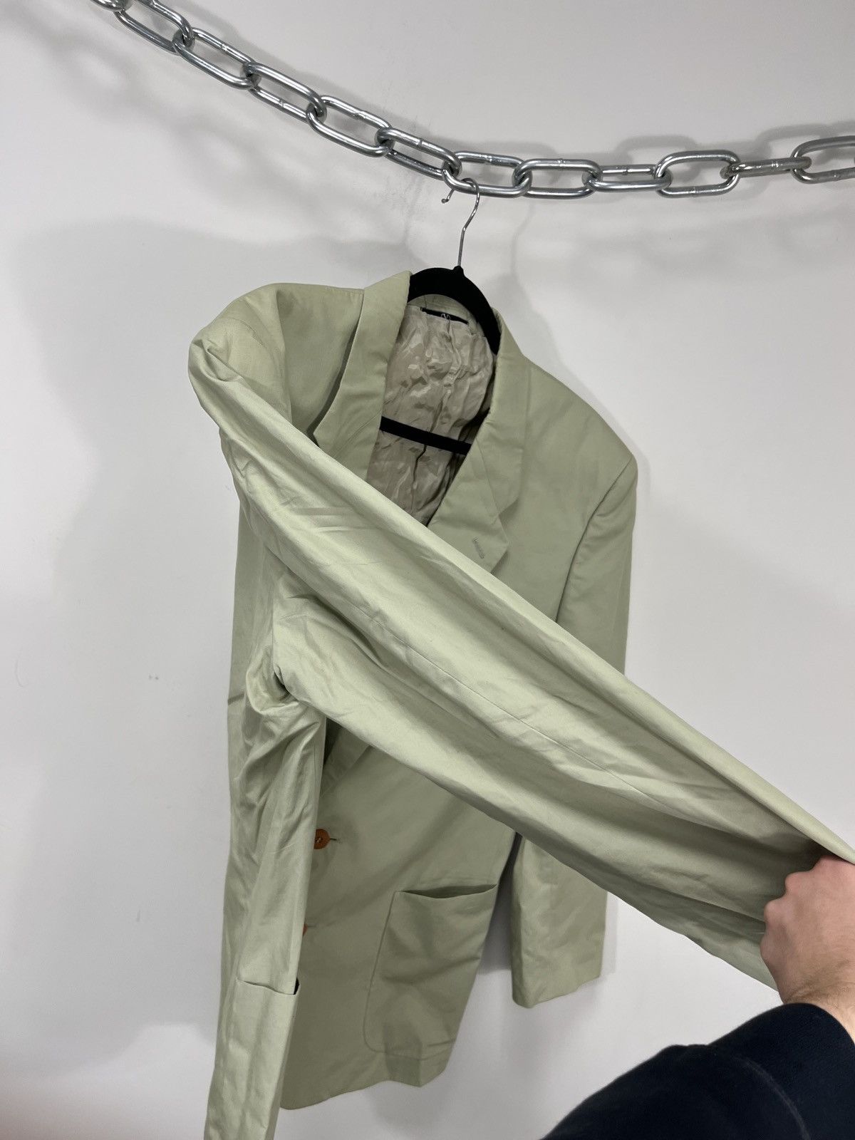 Valentino Vintage Valentino Pocket Logo Rare Luxury Blazer Jacket Size 44R - 16 Thumbnail