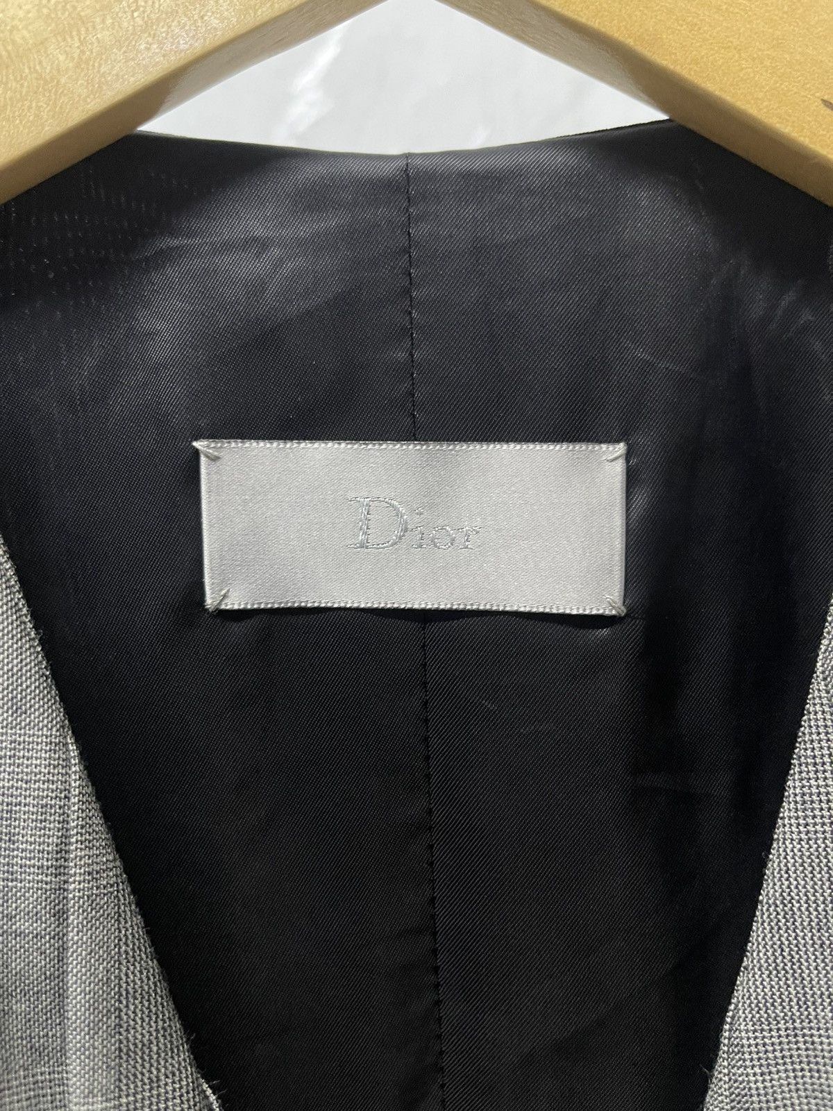 Dior Dior Homme x Hide Slimane Pleated Vest Size 46R - 20 Thumbnail