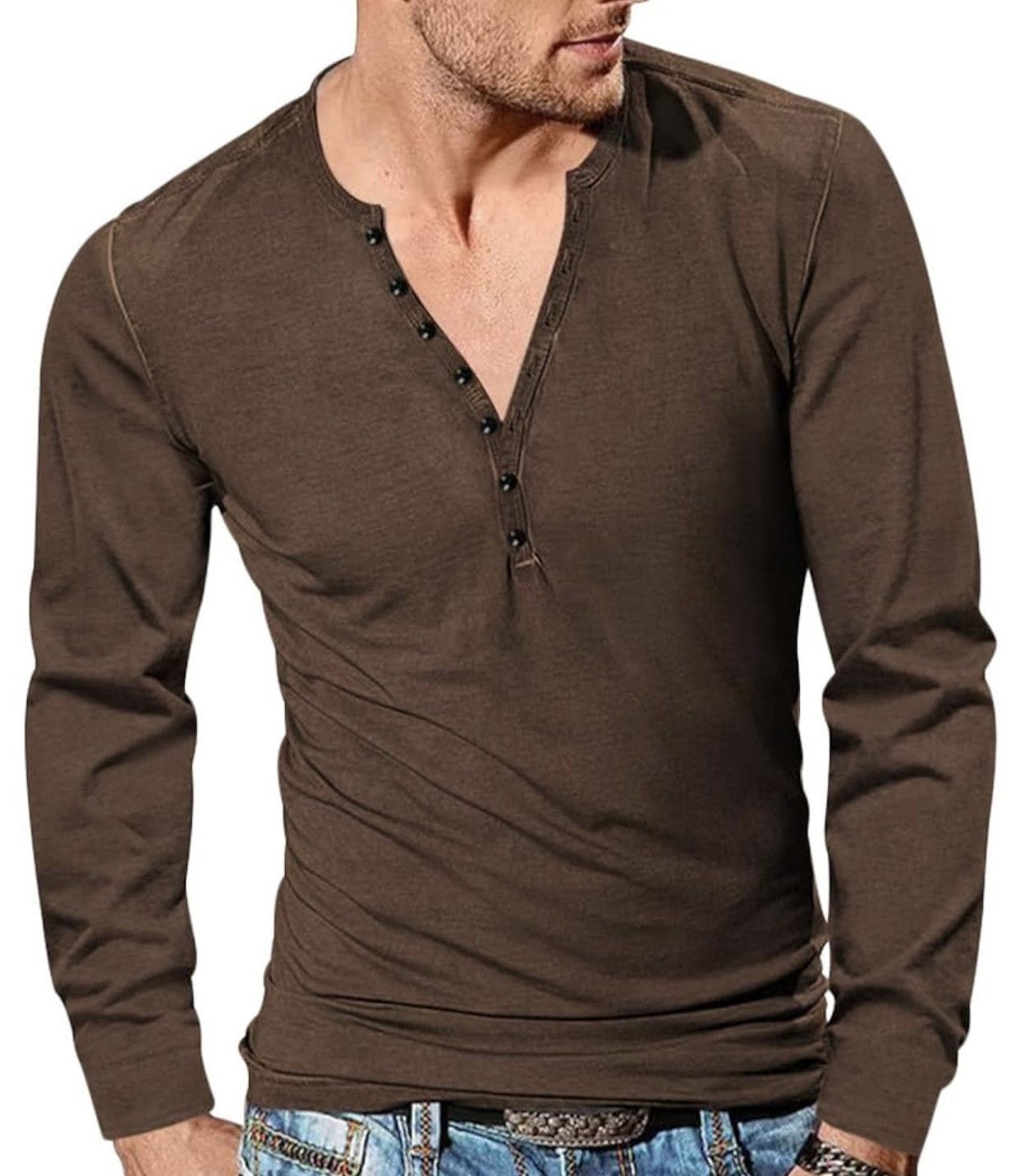 semanticdesign Semanticdesign henley long sleeve tshirt Size US M / EU 48-50 / 2 - 9 Thumbnail