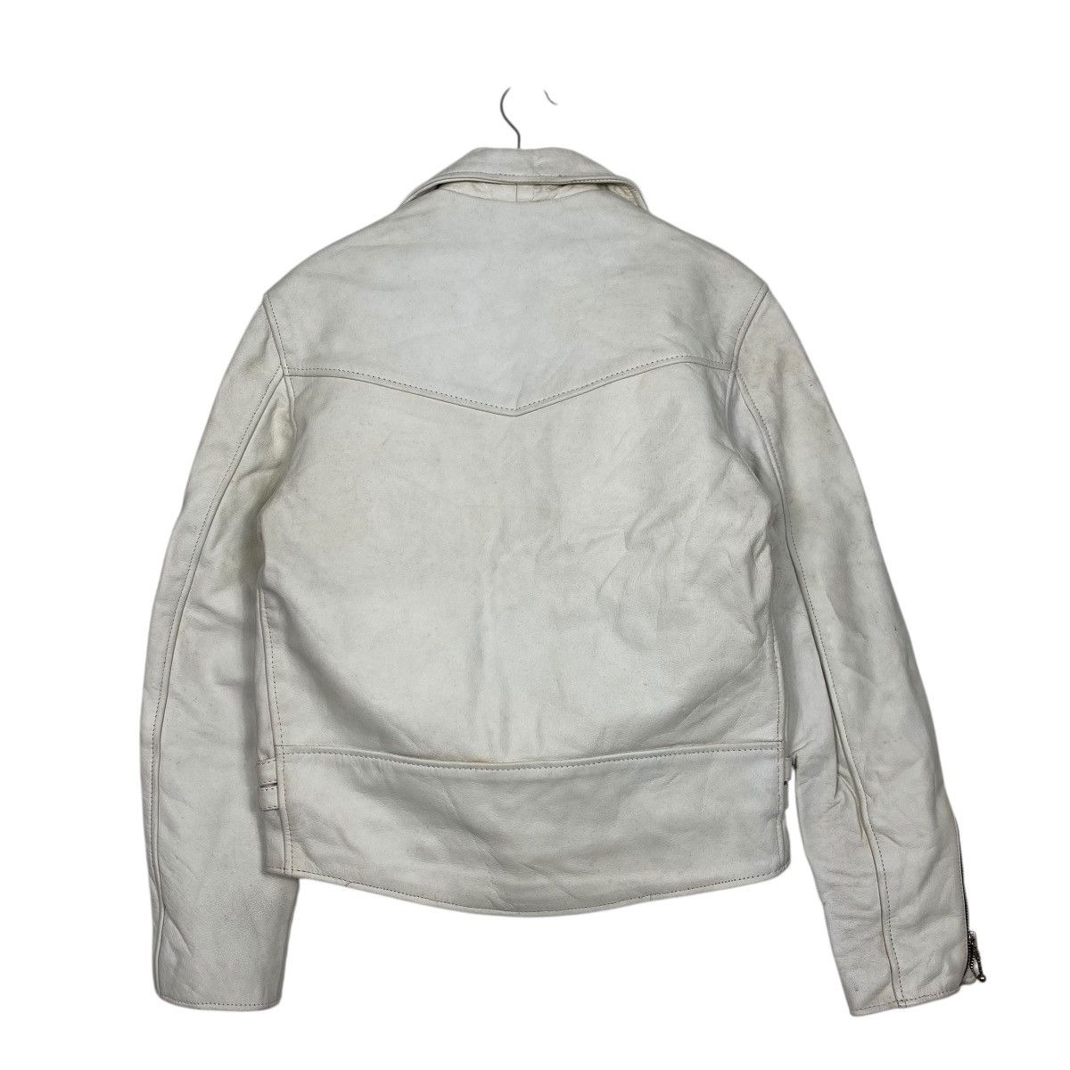 Genuine Leather × Vintage Double Collar leather jacket Size US S / EU 44-46 / 1 - 7 Thumbnail