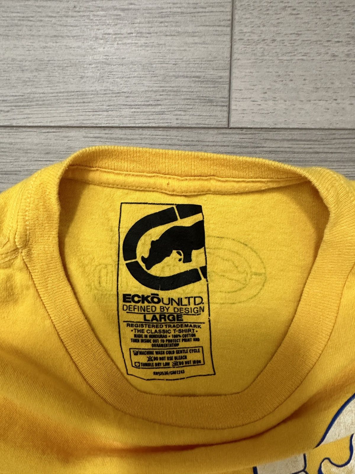 Ecko Unltd. Y2K Ecko Untld. Yellow Rhino Graphic Tee 🦏 Size US L / EU 52-54 / 3 - 5 Thumbnail