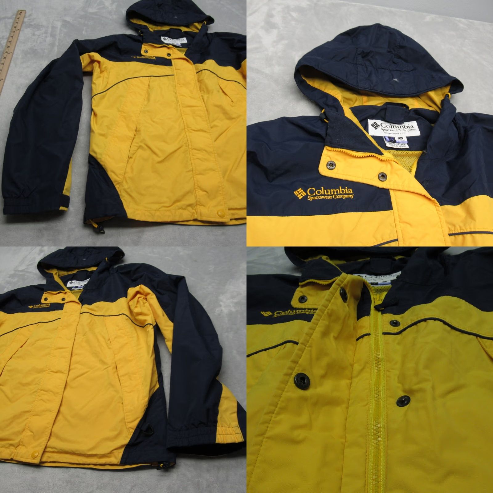 Vintage VINTAGE Columbia Jacket Womens XL Yellow Blue Interchange Hooded 3 in 1 Shell Size XL / US 12-14 / IT 48-50 - 8 Thumbnail