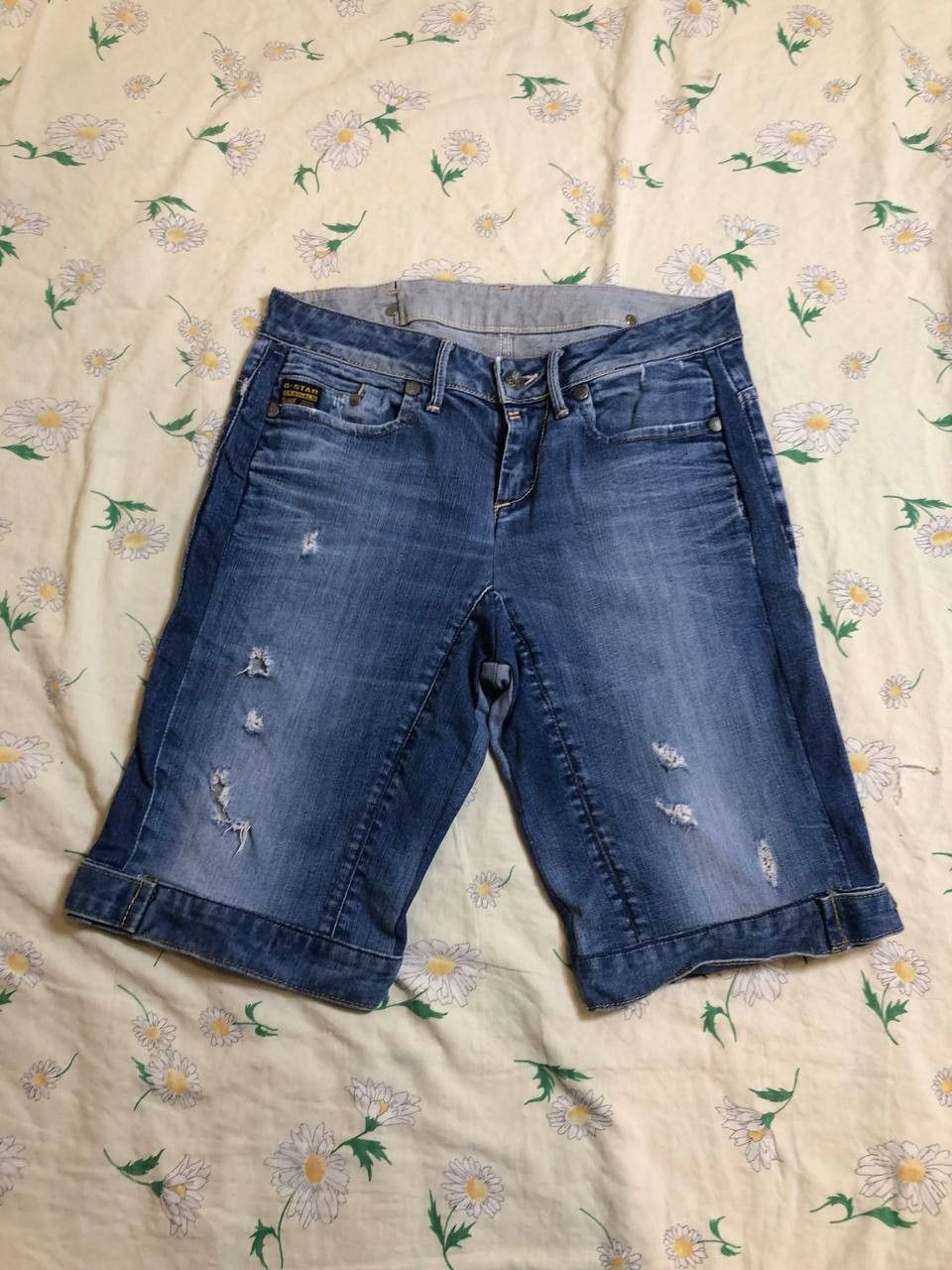 G-Star G Star Raw denim jeans bermuda shorts Size US 30 / EU 46 - 1 Thumbnail
