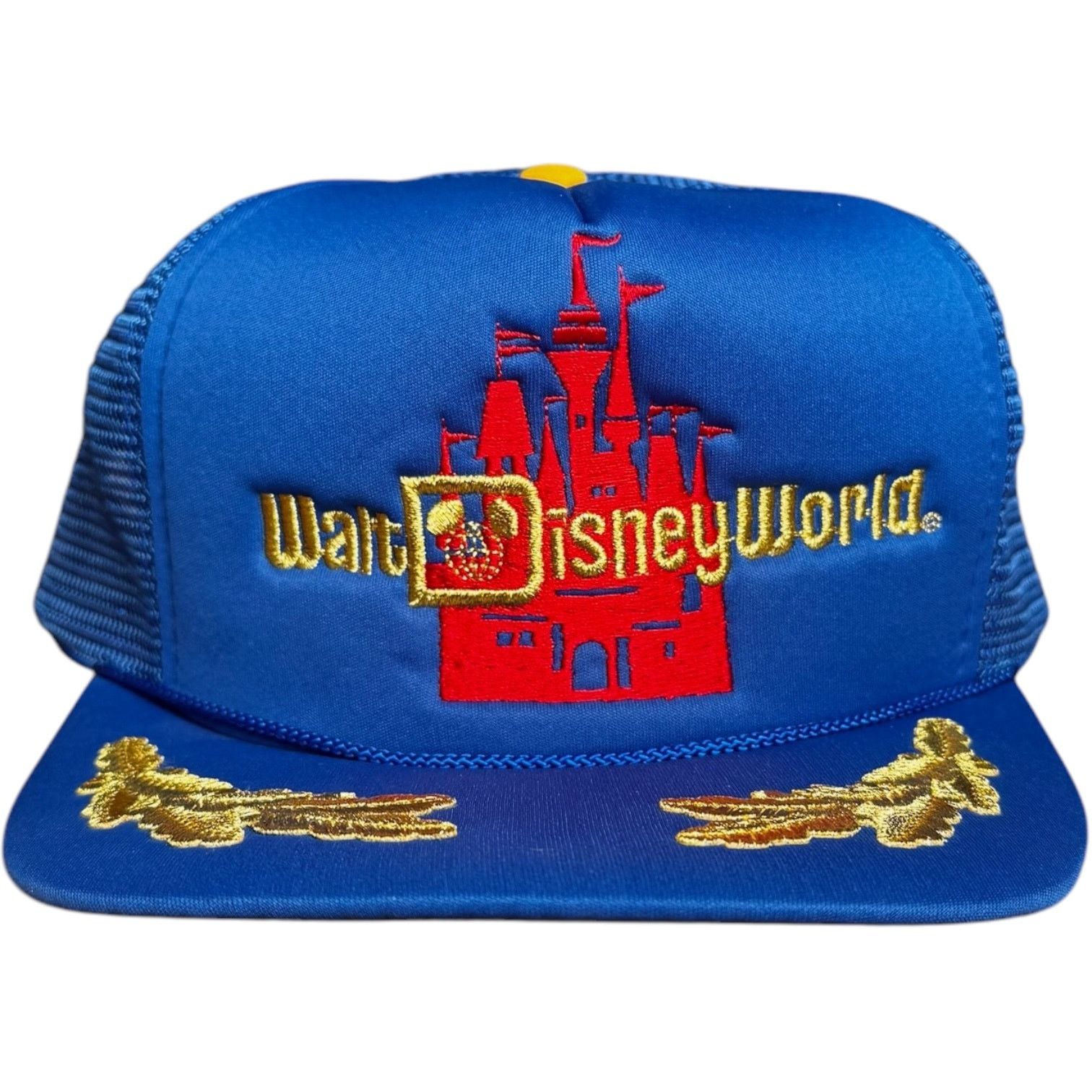 Disney Vintage Walt Disney World Souvenir Trucker Snapback Hat Size ONE SIZE - 1 Thumbnail