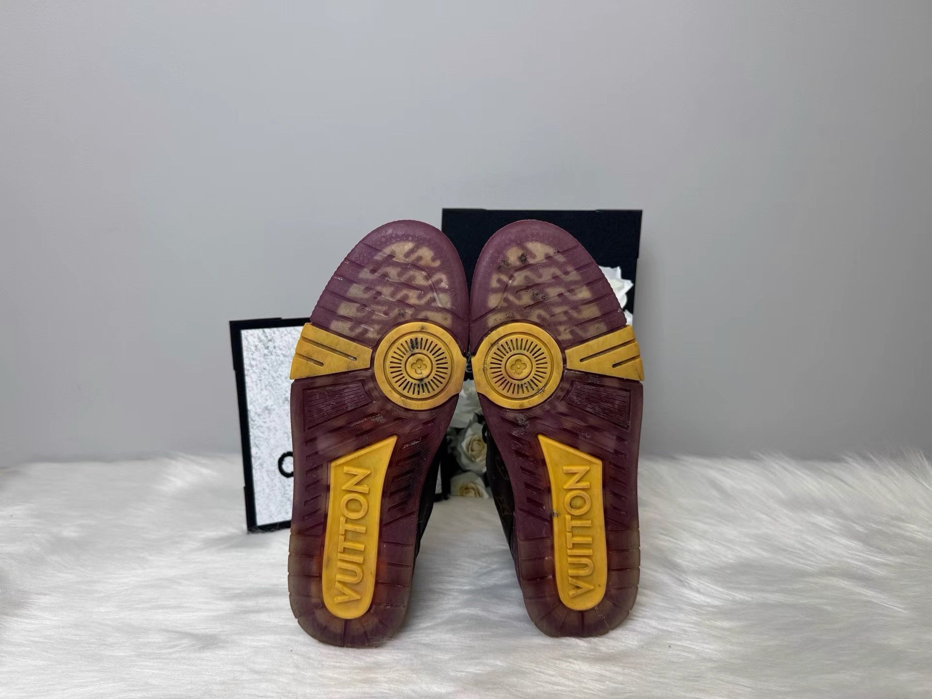 Louis Vuitton LV Trainer Leather Casual Shoes K36 Size US 9 / EU 42 - 4 Thumbnail