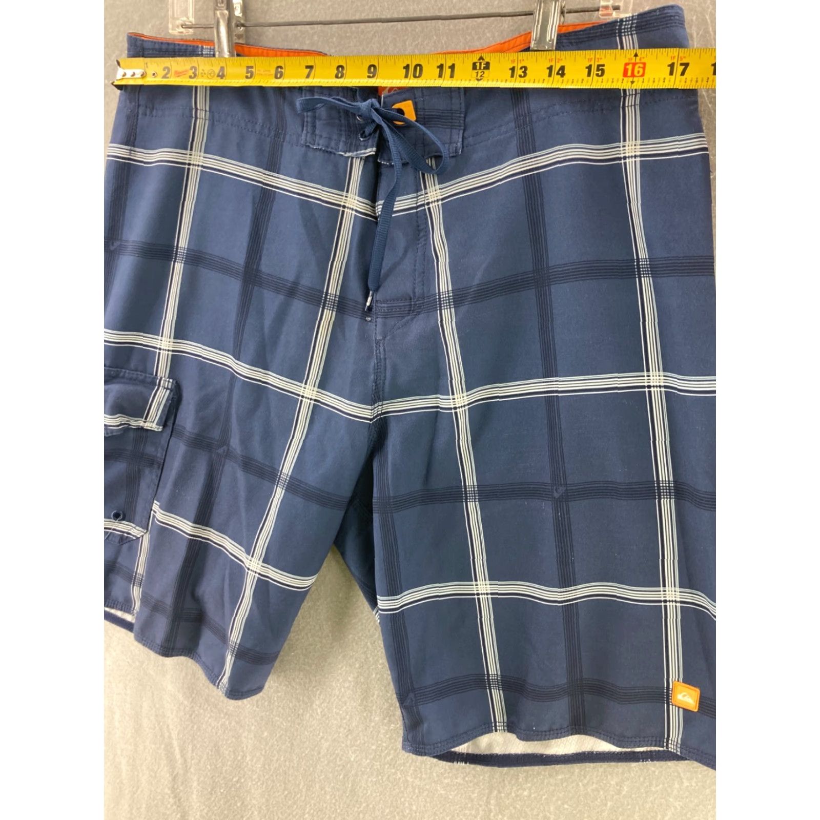 Quiksilver VINTAGE Quiksilver Bottom Mens 34 Blue Striped Lightweight Beach Surfer Pockets Size US 34 / EU 50 - 2 Thumbnail