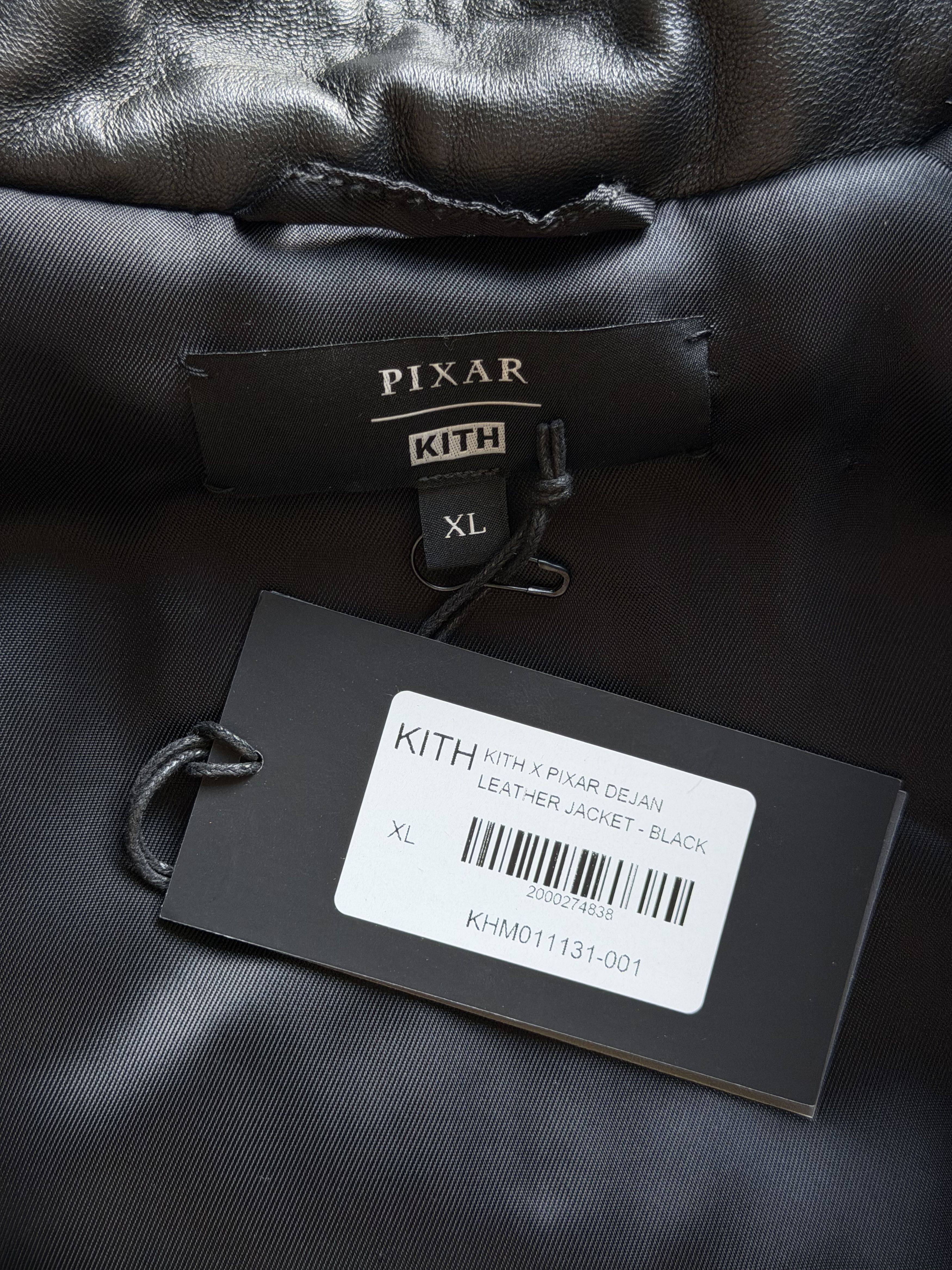 Disney × Kith Kith Disney Pixar Dejean Leather Jacket in Black Size US XL / EU 56 / 4 - 11 Thumbnail