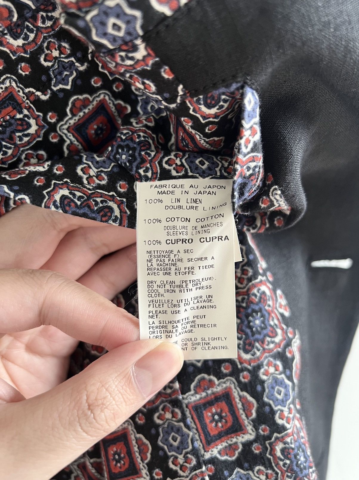 Yohji Yamamoto Yohji Yamamoto Costume D'Homme - Linen 2BS Tailored Jacket Size US M / EU 48-50 / 2 - 9 Thumbnail