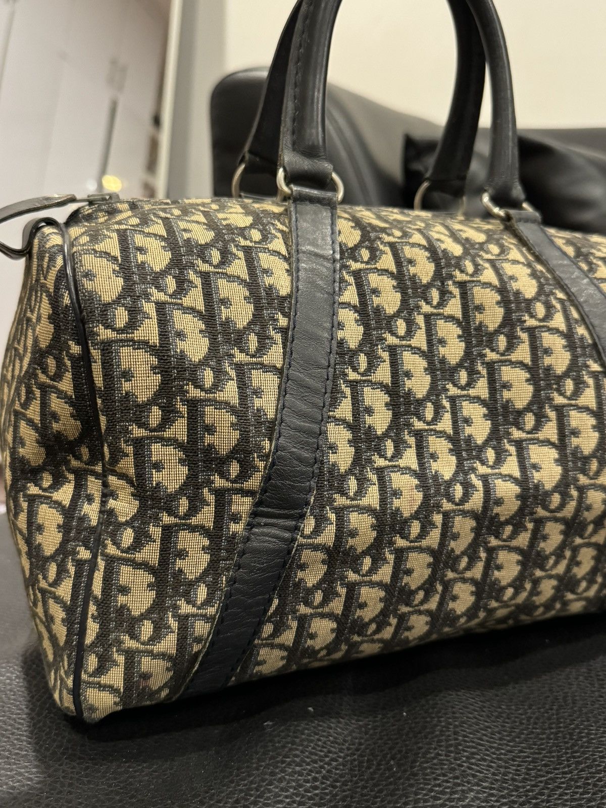 Dior Vintage - Dior Boston Trotter Monogram Bag Size ONE SIZE - 3 Thumbnail