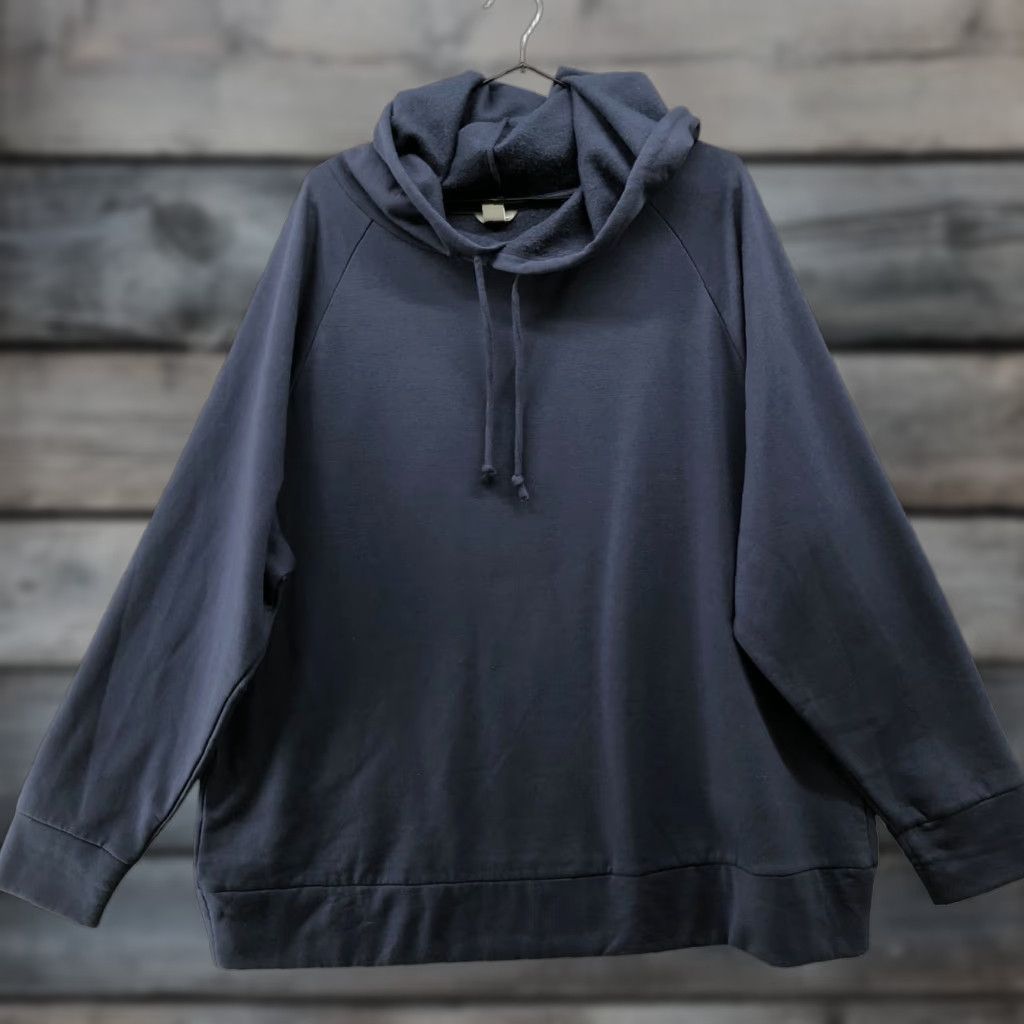 Eddie Bauer Eddie Bauer Hoodie XL Navy Blue Ultra Soft Lightweight Pullover Womens Size XL / US 12-14 / IT 48-50 - 1 Thumbnail
