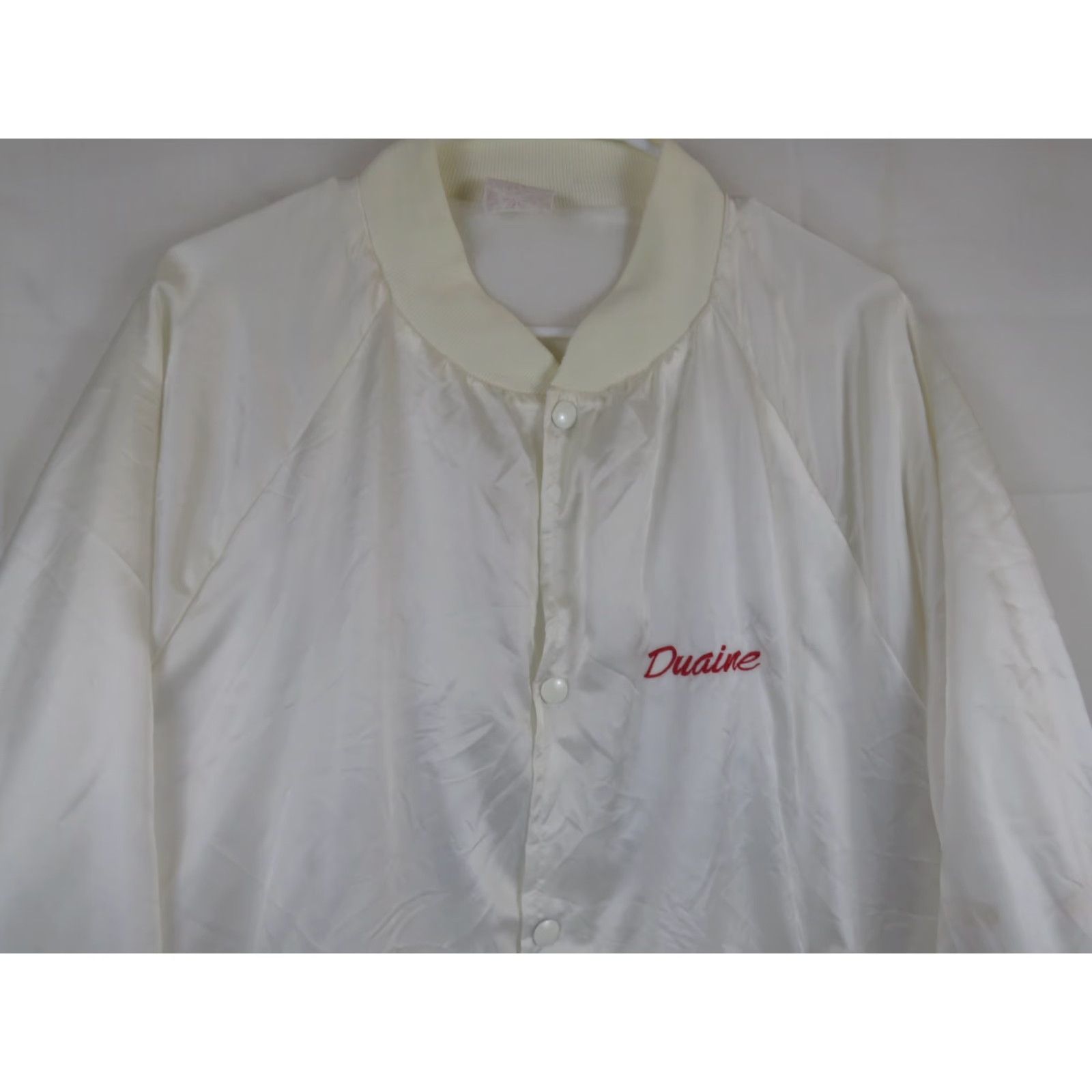 Vintage VINTAGE Sportsprint Jacket Bomber XL USA Men White Satin Lined USA Classic Car Truck Show Theme 90s Size US XL / EU 56 / 4 - 7 Thumbnail