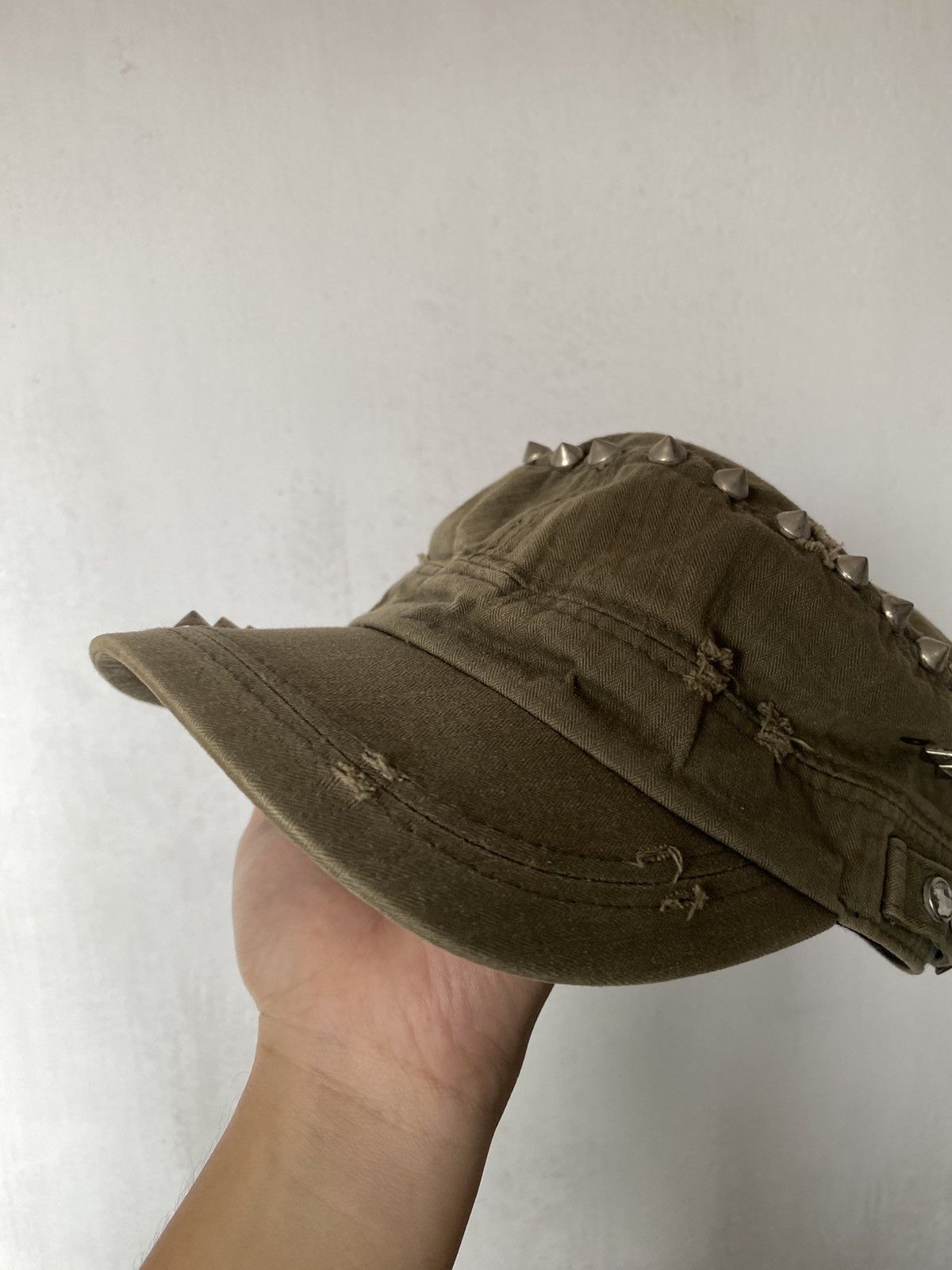 Hysteric Glamour × If Six Was Nine × Japanese Brand Cadet Distressed Spike Punk Hat Size ONE SIZE - 8 Thumbnail