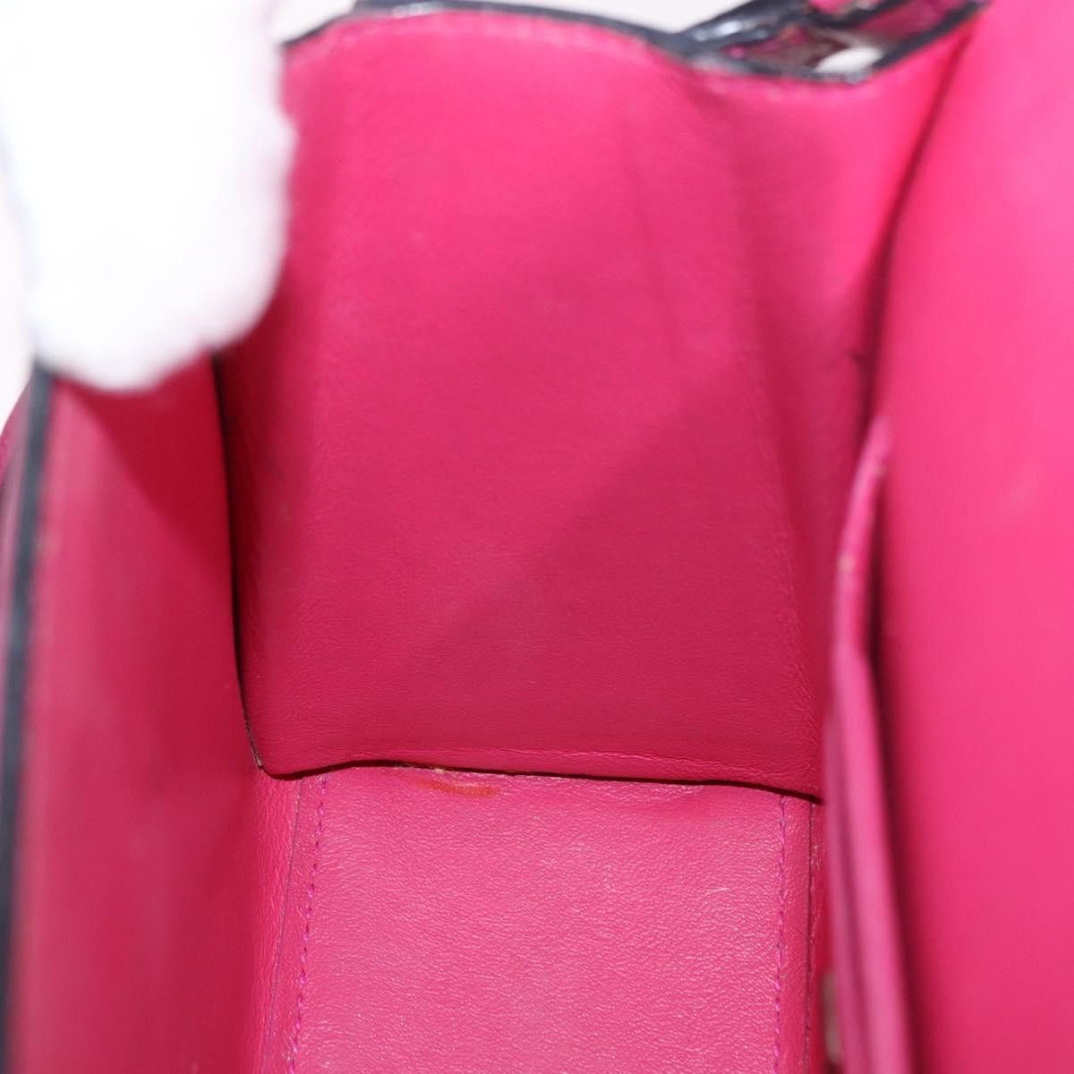 Salvatore Ferragamo Salvatore Ferragamo Gancini Hand Bag Leather 2way Pink Size ONE SIZE - 15 Thumbnail