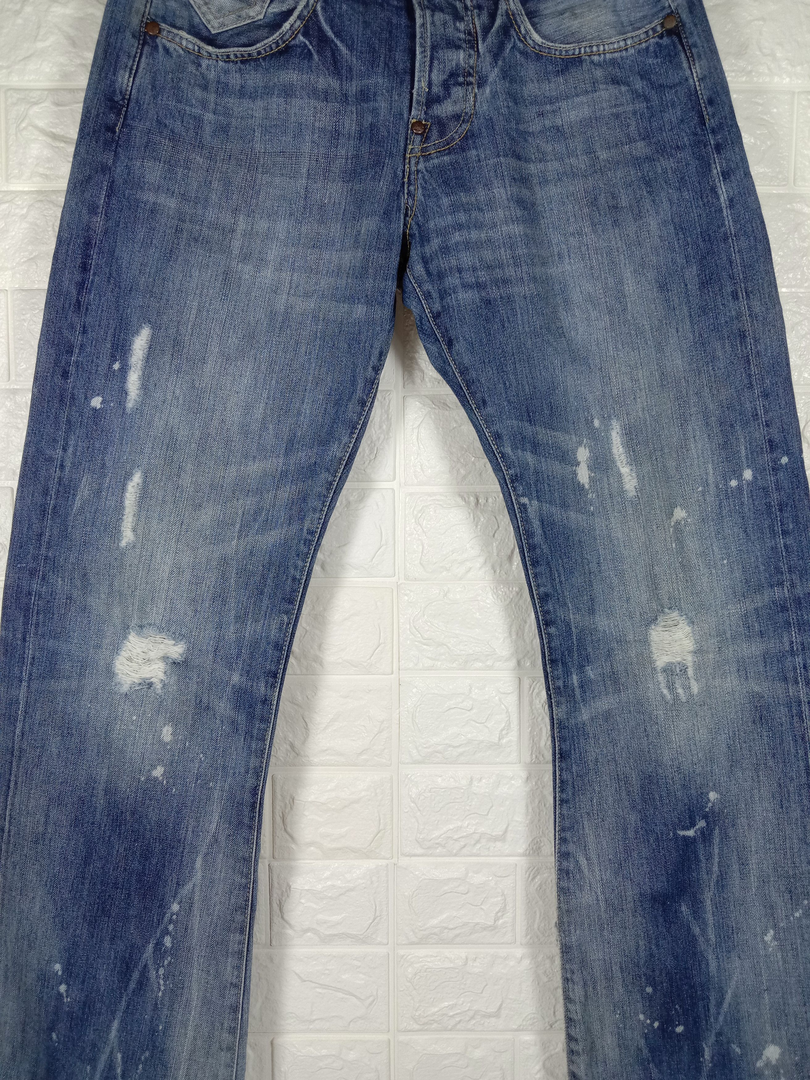 Japanese Brand Vintage Japanese Selvedge Flare Jeans Bell Bottom Denim Size US 29 - 4 Thumbnail