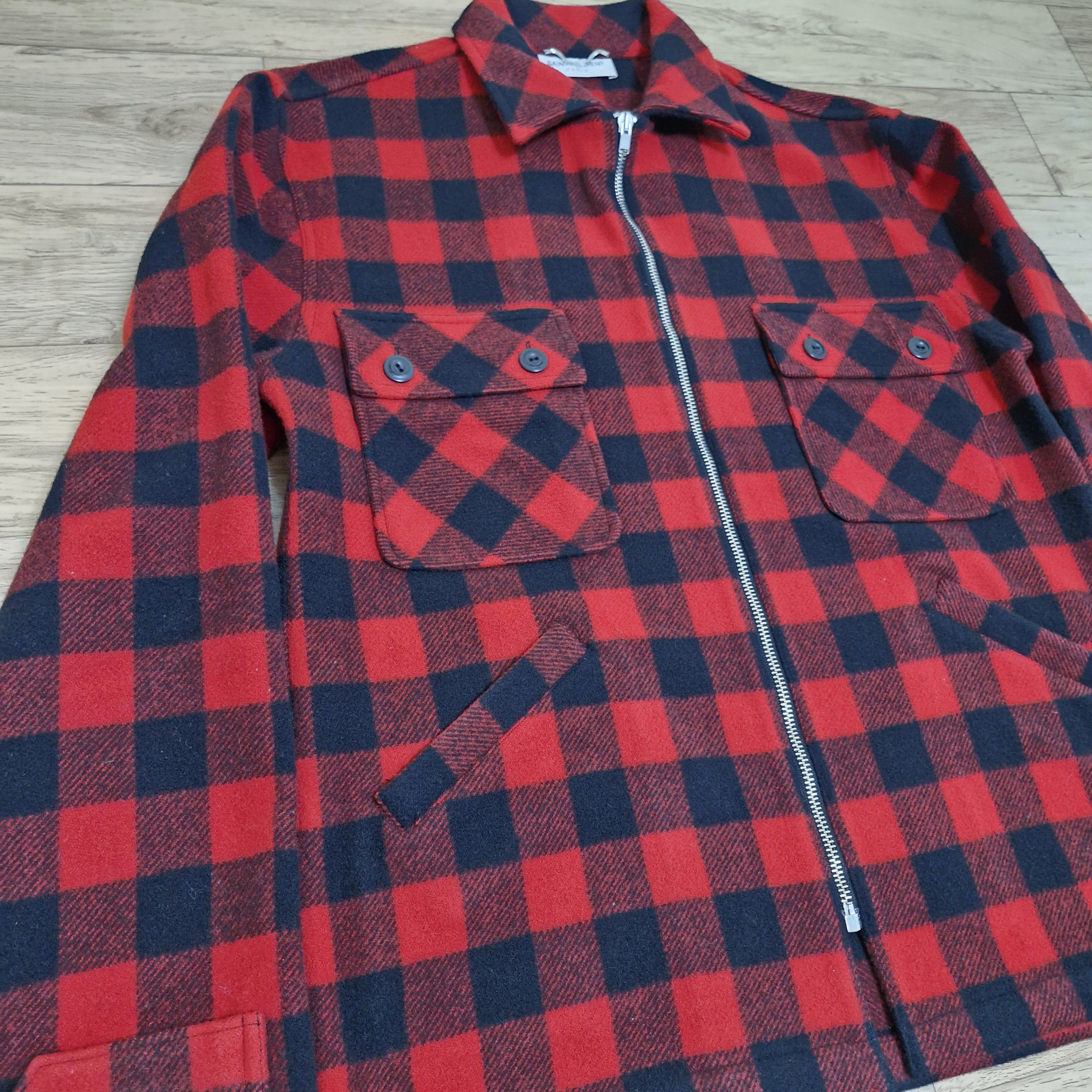 Saint Laurent Paris SLP SAINT LAURENT PARIS Tartan Wool Jacket Size US M / EU 48-50 / 2 - 2 Thumbnail