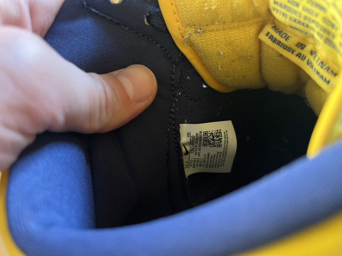 Nike Michigan Dunk High 2020 Size US 10.5 / EU 43-44 - 12 Thumbnail
