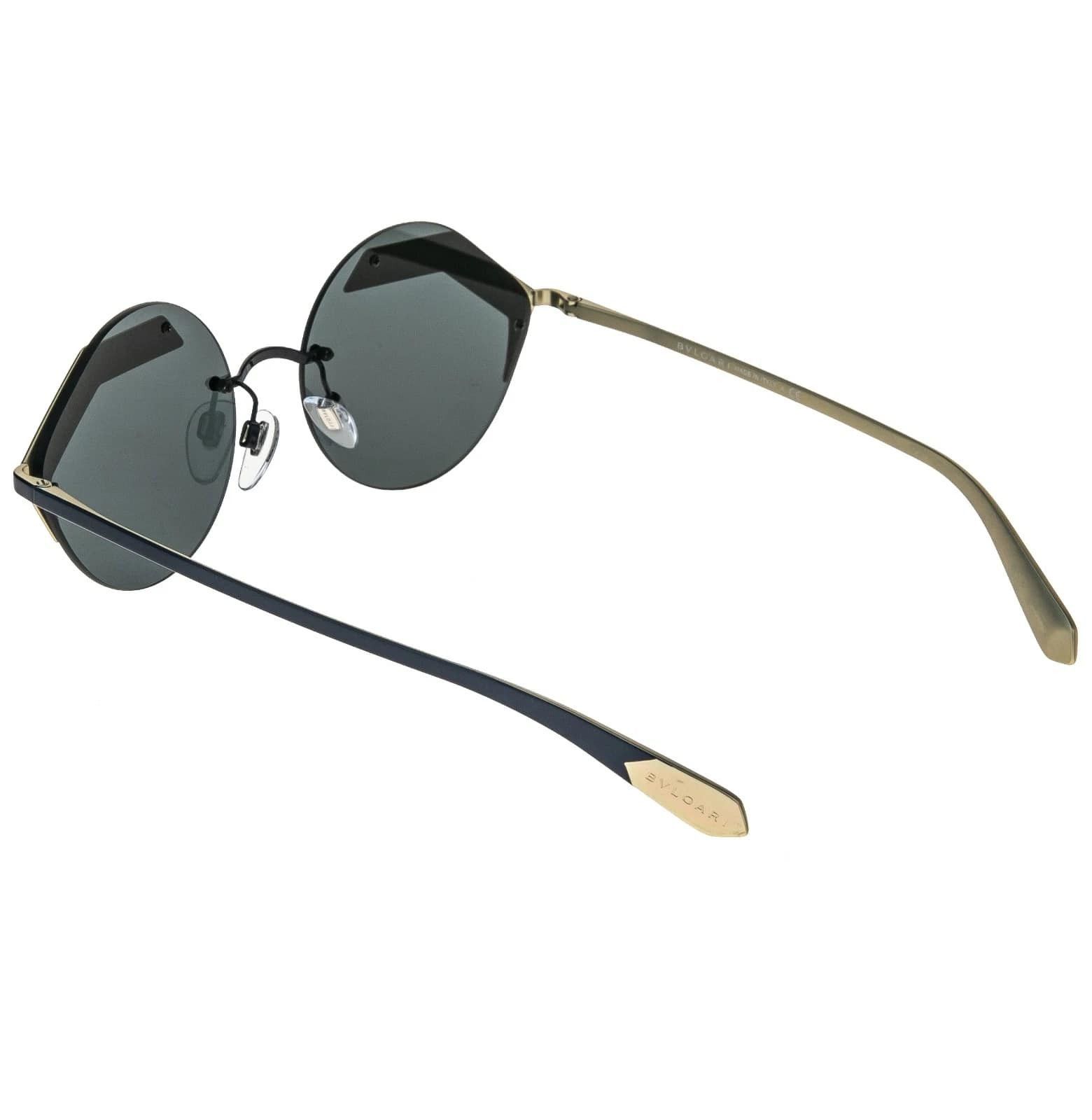 Bvlgari BVLGARI BV6089 6089 SERPENTEYES Gold Blue Round Sunglasses Size ONE SIZE - 8 Thumbnail