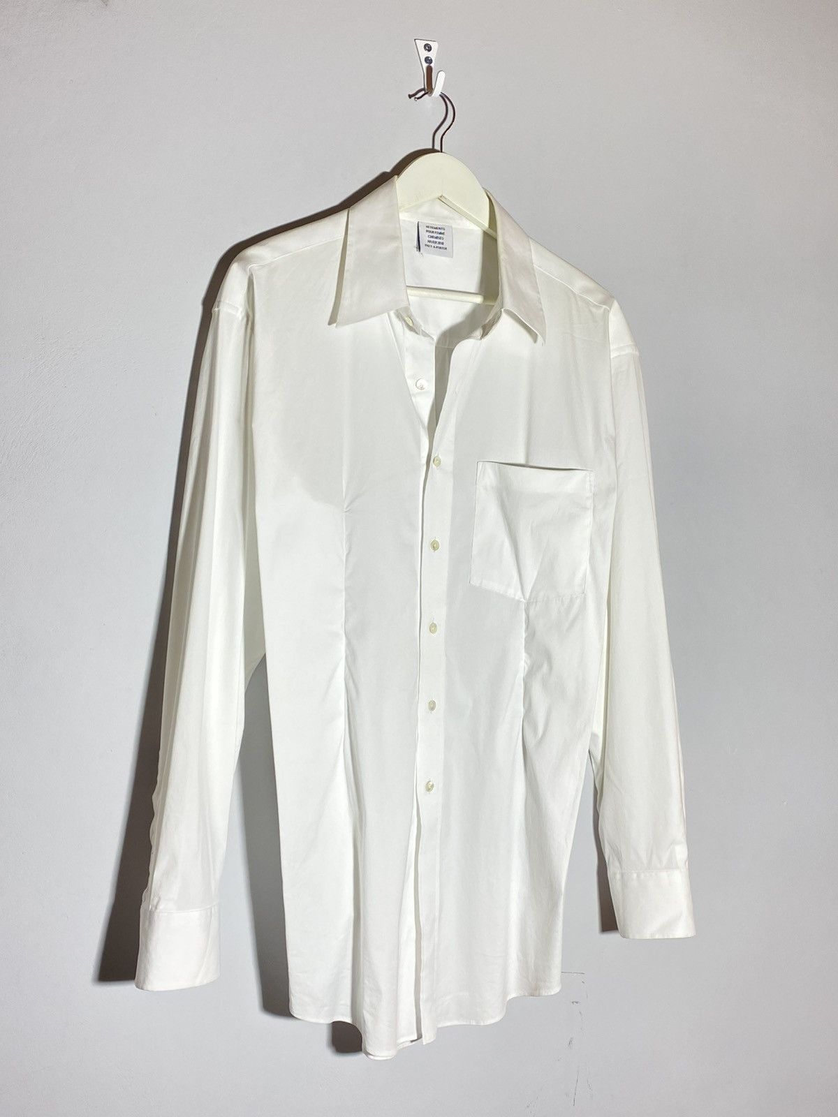 Vetements Vetements by Demna Secretary Decollage Shirt Button Up Size M / US 6-8 / IT 42-44 - 4 Thumbnail
