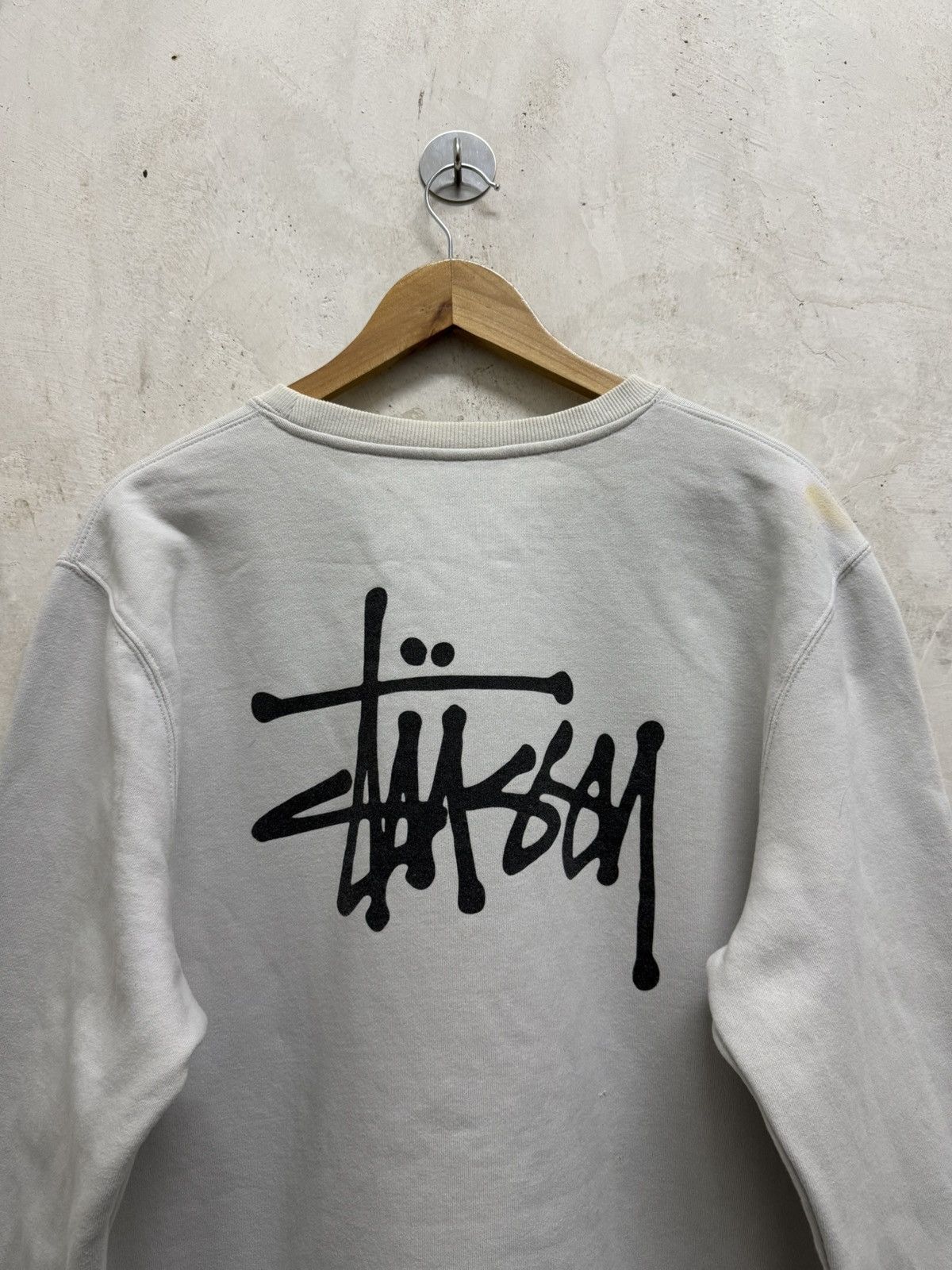Stussy 2000s Stussy Signature Sweatshirt Size US XL / EU 56 / 4 - 2 Thumbnail