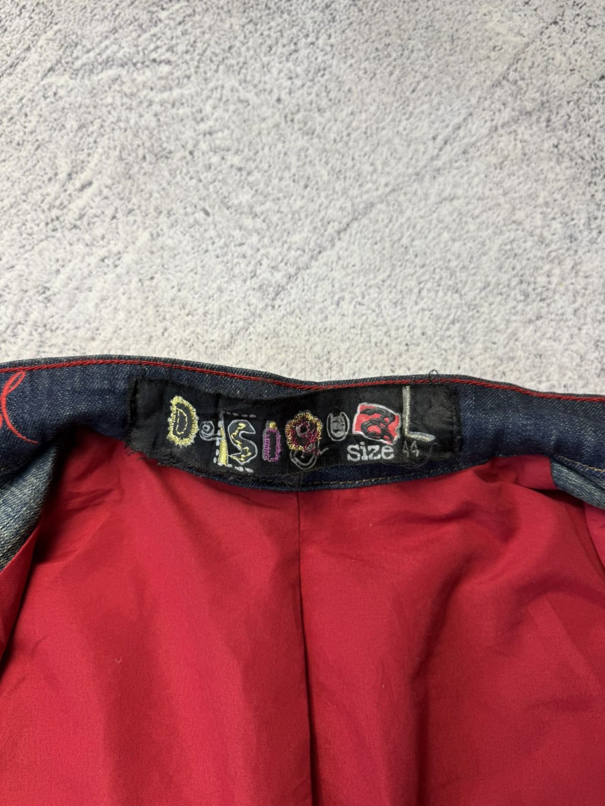 Desigual Vintage Designer Patch work Denim Jackets Y2K Japanese Size M / US 6-8 / IT 42-44 - 14 Thumbnail