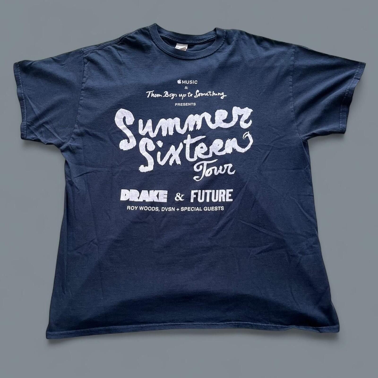 2016 Drake & Future Summer Sixteen Tour Crew T-Shirt Size XL