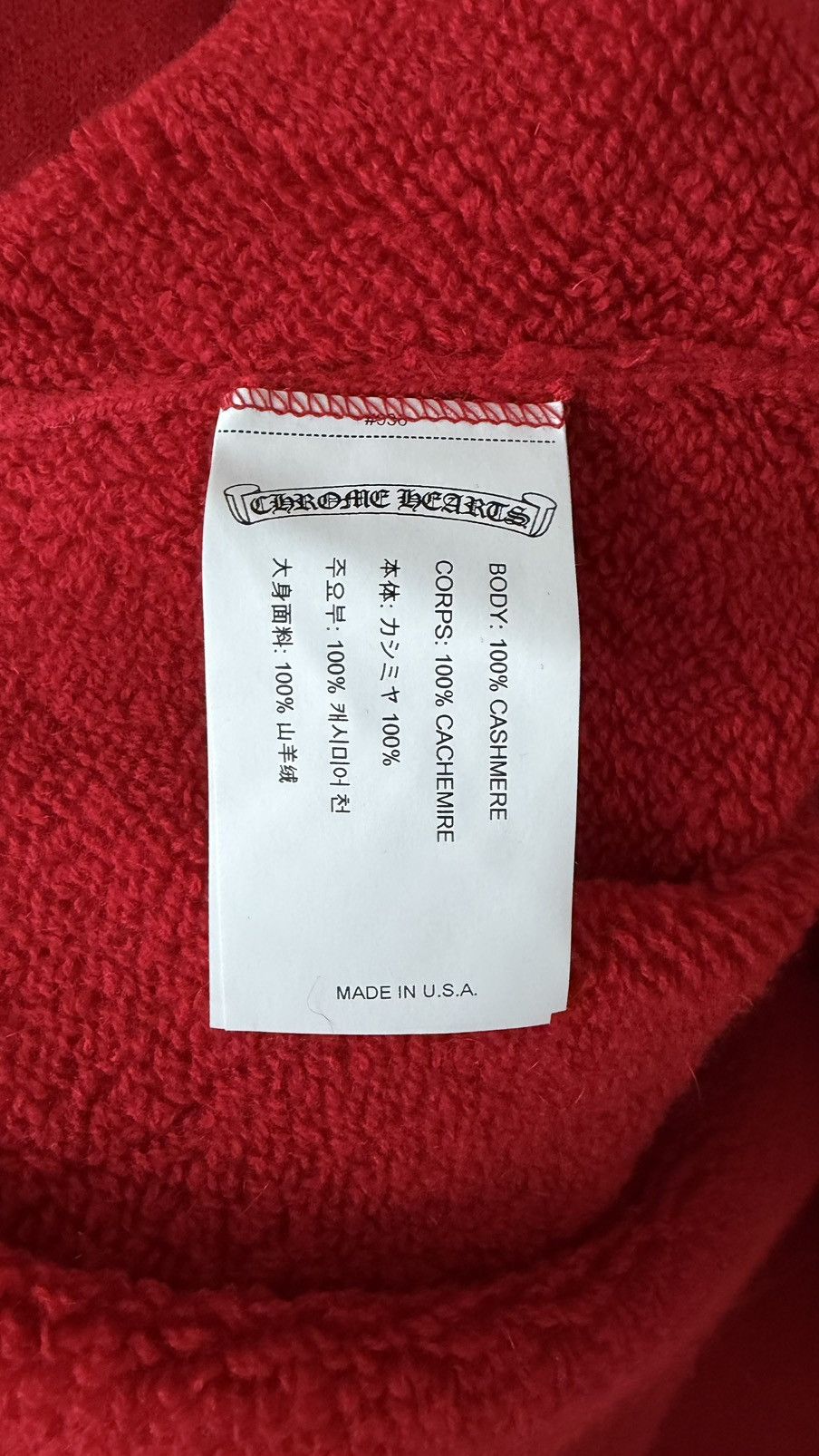 Chrome Hearts Chrome Hearts “Life Sentence” Cashmere Hoodie Size US M / EU 48-50 / 2 - 10 Thumbnail
