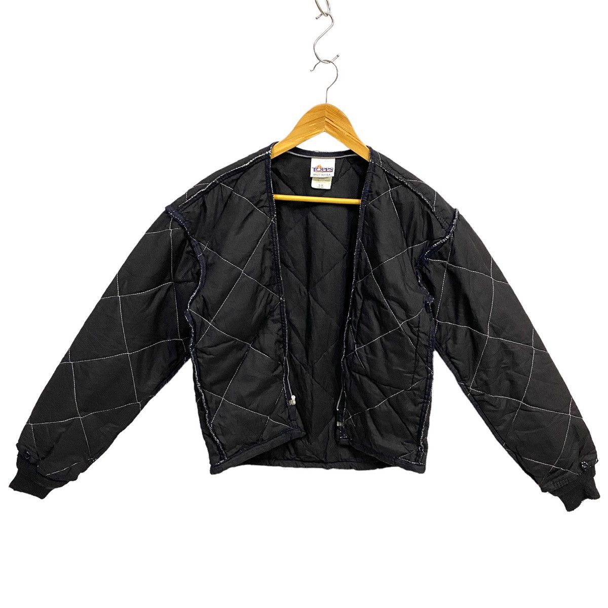 Vintage Vintage Topps FR Nomex IIIA Liner Bomber Black Small Size US S / EU 44-46 / 1 - 1 Thumbnail