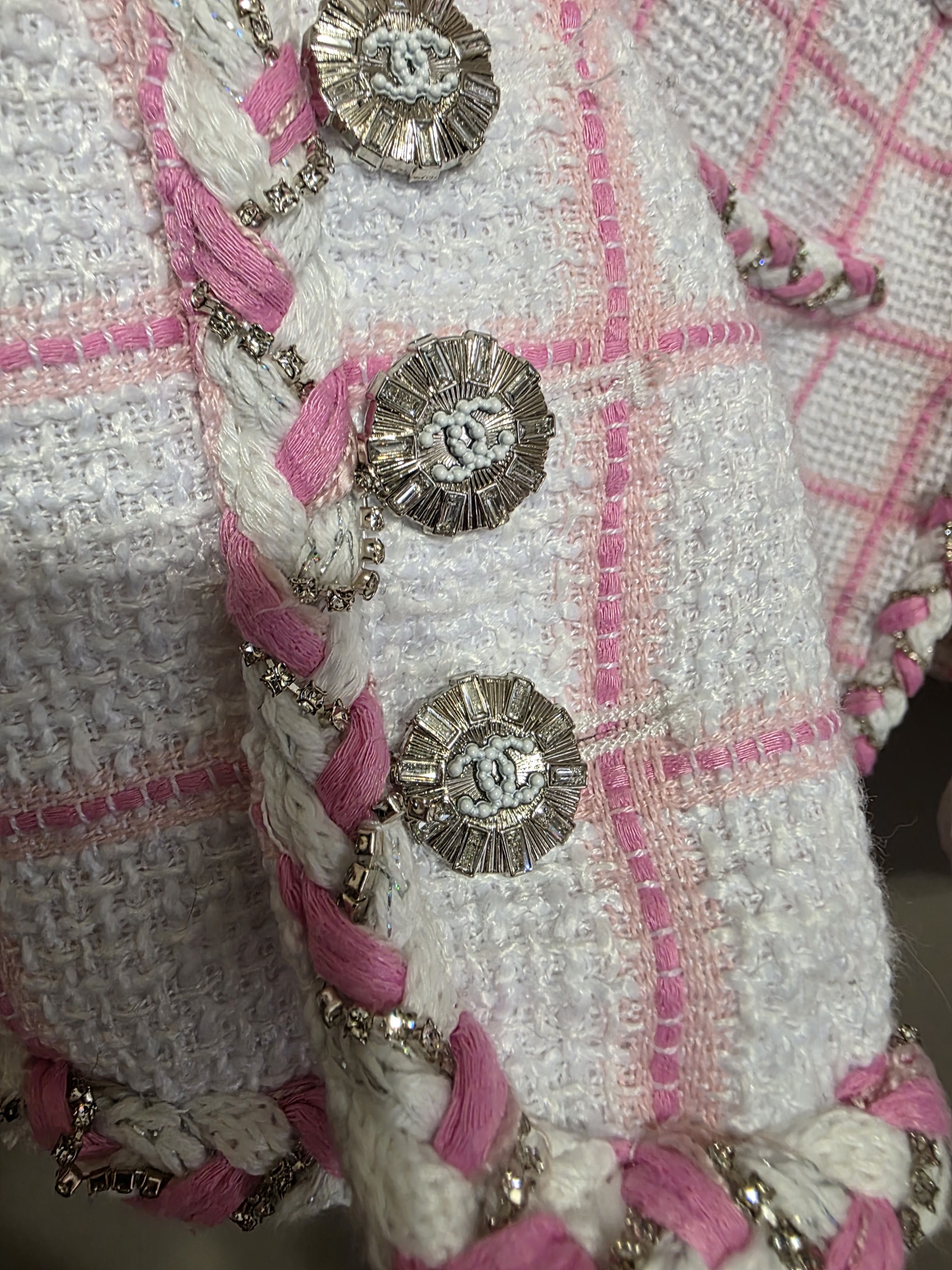 Chanel Chanel Tweed jasket Cruise 23C Monte-Carlo Runway size 40 Size M / US 6-8 / IT 42-44 - 8 Thumbnail