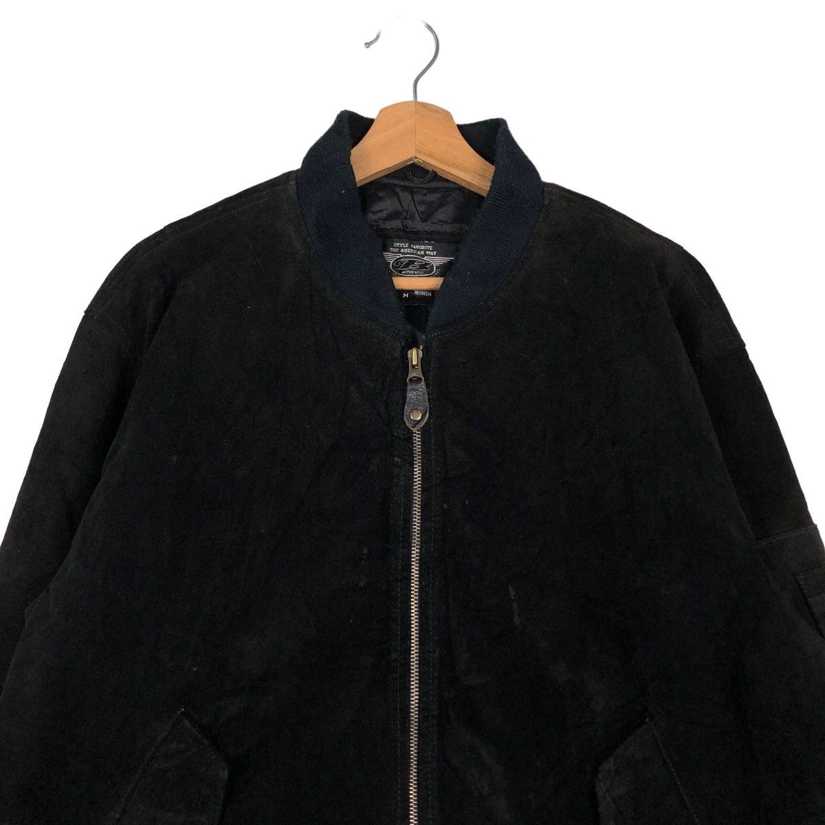 Japanese Brand 🔥Vintage Genuine Leather Jacket Biker Bugle Usa Made Size US M / EU 48-50 / 2 - 3 Thumbnail