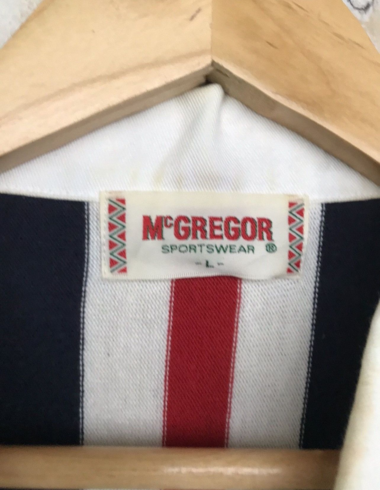 All Blacks × Canterbury of New Zealand × McGregor Vintage Mc Gregor Polo Rugby Shirt Size US M / EU 48-50 / 2 - 2 Thumbnail